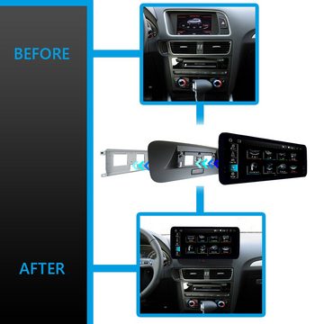 TAFFIO Für Audi Q5 Concert/Symphony 12" Touchscreen Android GPS CarPlay Einbau-Navigationsgerät