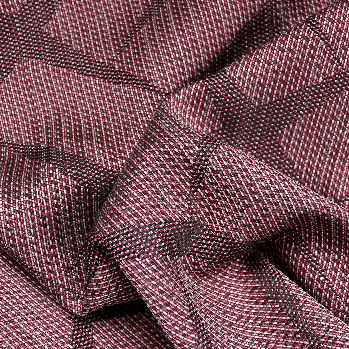 Ösen strukturierte Jasper, Vorhang weinrot Weckbrodt, 3D Jacquard, tollem (1 mit Effekt blickdicht, blickdicht, Oberfläche, Jacquard, St),