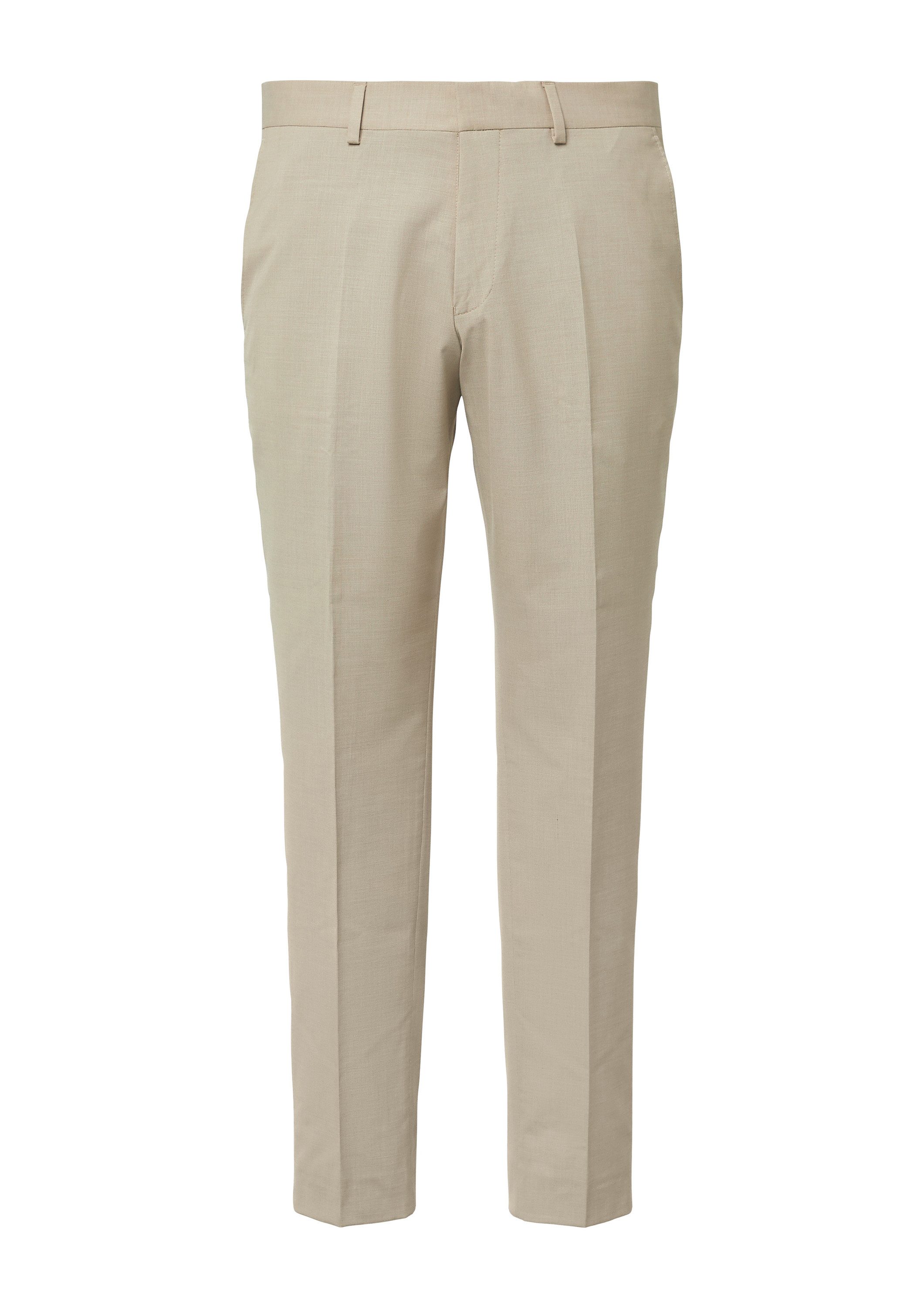 s.Oliver Chinos Hose S.OPURE s.O PURE: Anzughose mit feiner Webstruktur günstig online kaufen