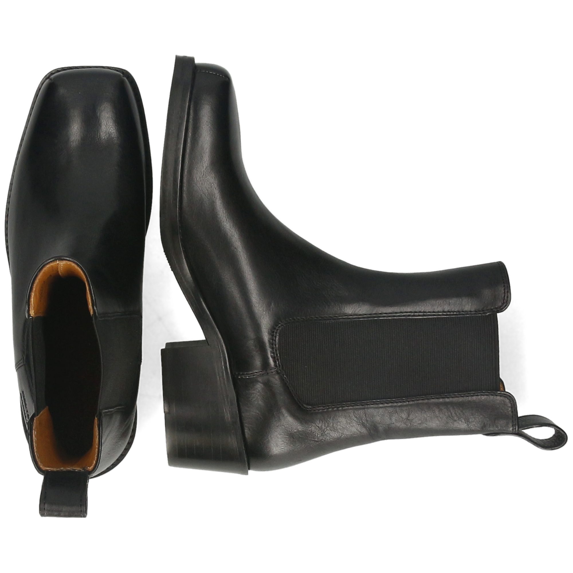 Melvin & Hamilton Shelby 2 Leder-Western Boots für Damen Stiefelette Kubanischer Absatz, Echtes Leder, Vegetabile Gerbung
