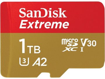 Sandisk SANDISK Extreme 1TB microSDXC Speicherkarte Kit (2022) bis 190 MB/s,C1 Micro SD-Karte