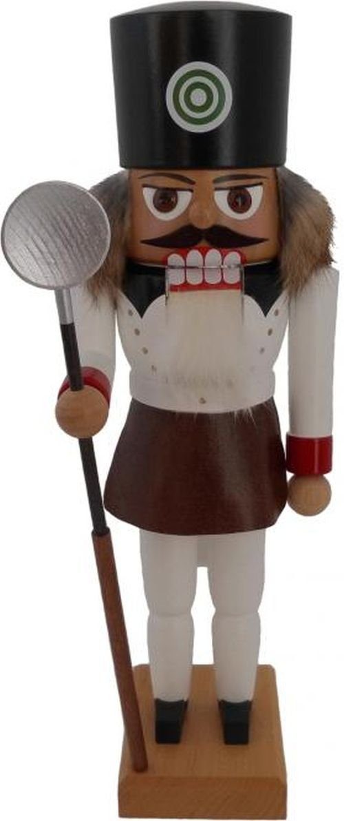 KWO Kunstgewerbe Werkstätten Nussknacker Nussknacker Bergmann mit Löffel BxHxT 11x27x9cm NEU