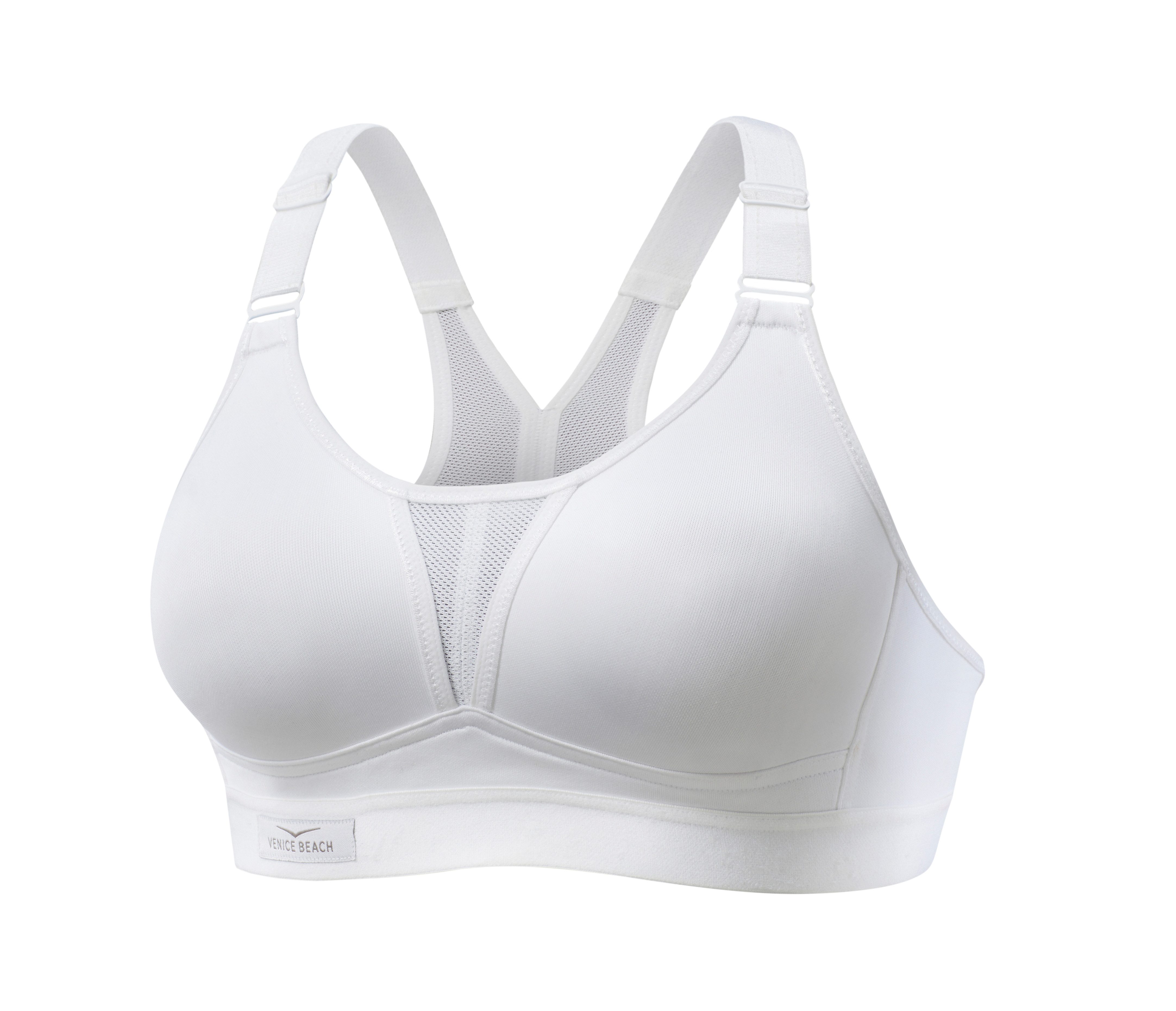 Venice Beach Sport-BH ohne Bügel aus COOLMAX-Material mit breiten Trägern, große Größen, starker Halt – Bild 2 von 5