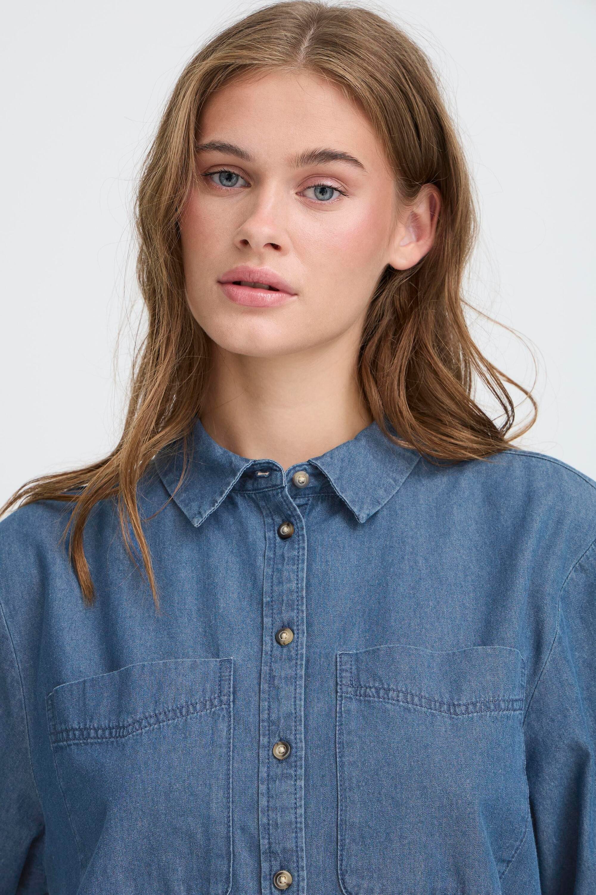 Ichi Kurzarmbluse Kurzarm-Bluse IHXAURORA