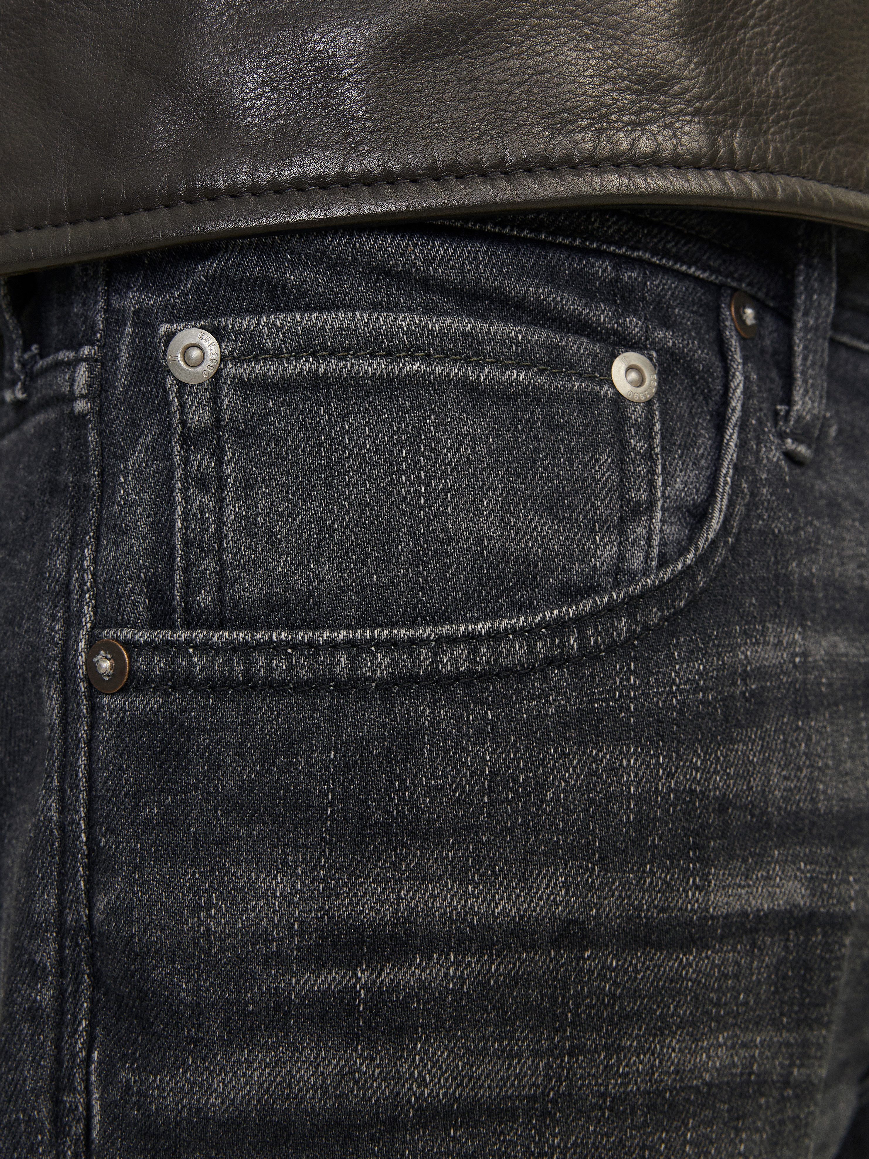 Jack & Jones Regular-fit-Jeans JJICLARK mit Used-Look und Stretch für den Alltag mit Abriebeffekten