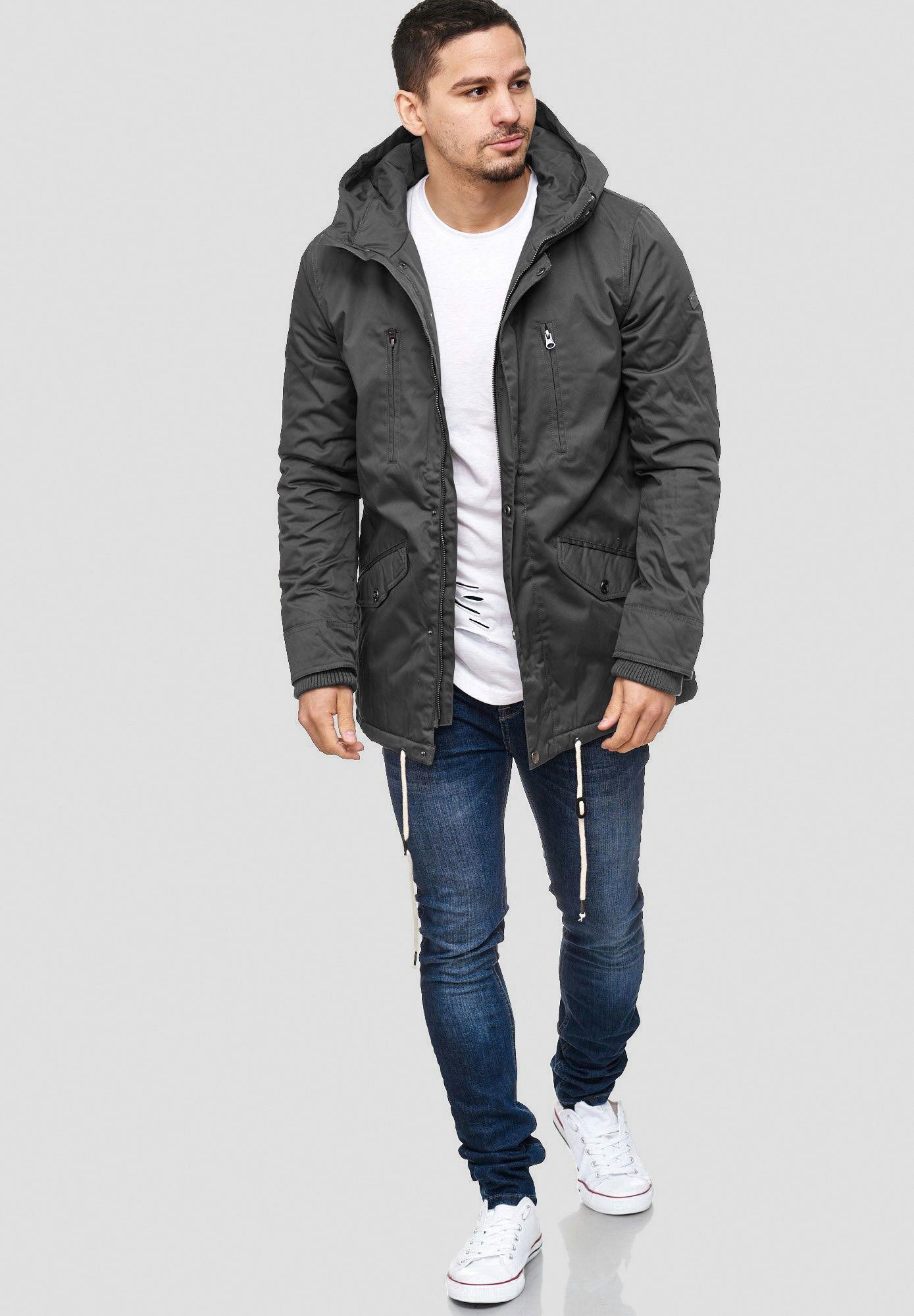 Indicode Wintermantel Herren Chance Herrenparka Herrenjacke