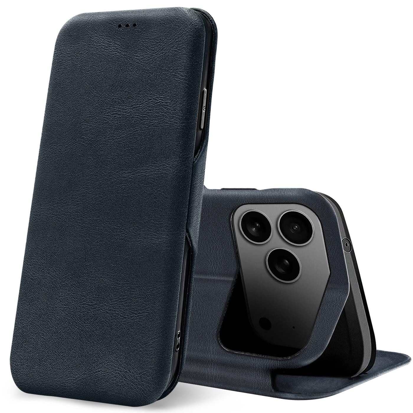 CoolGadget Handyhülle Business Premium Hülle Für iPhone 17 Pro Max 6,9 Zoll, Handy Tasche mit Kartenfach für Apple iPhone 17 Pro Max Schutzhülle – Bild 2 von 5