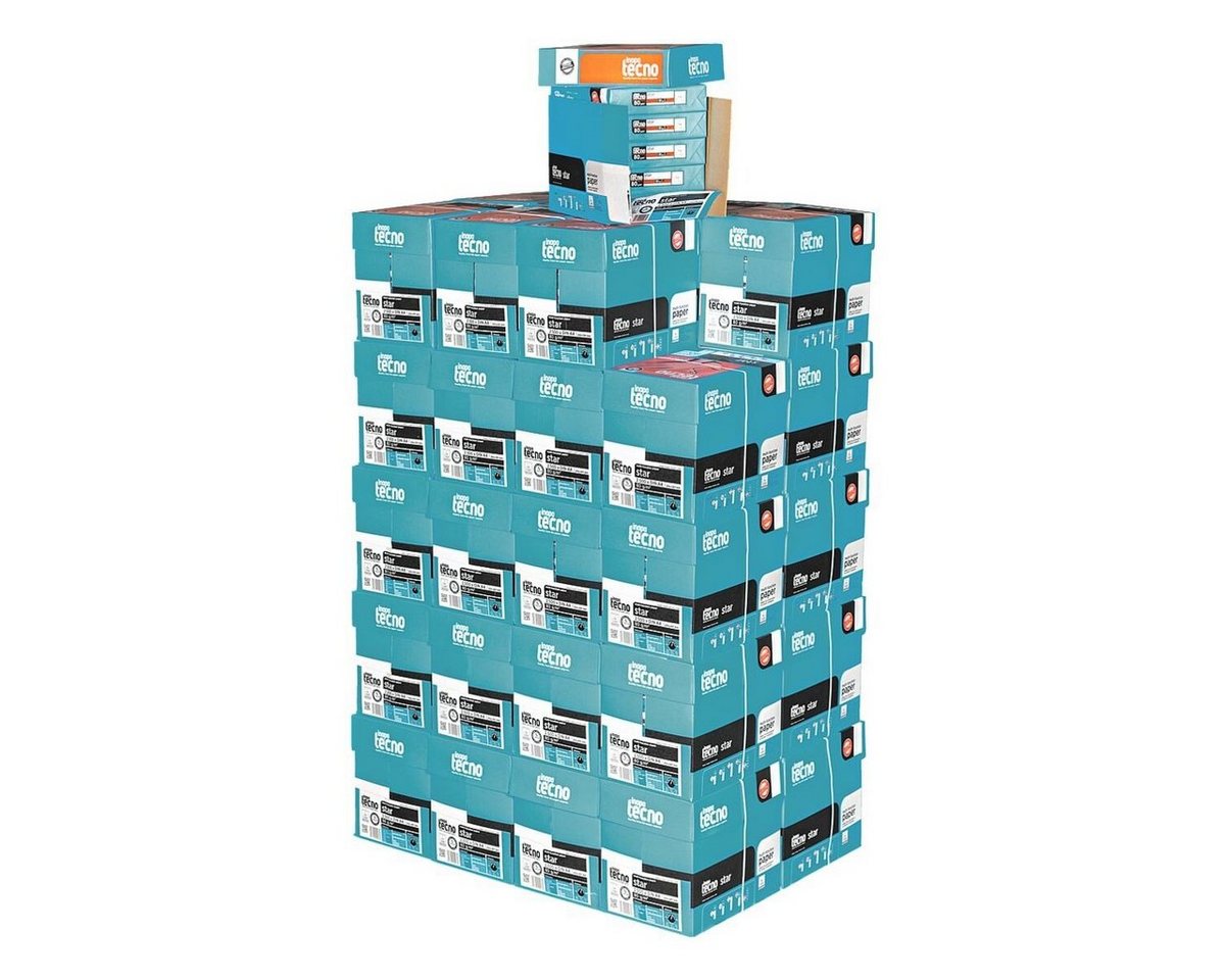 Thumbnail - Inapa tecno Druckerpapier Star, Format DIN A4, 80 g/m², 150 CIE, 200x 500 Blatt