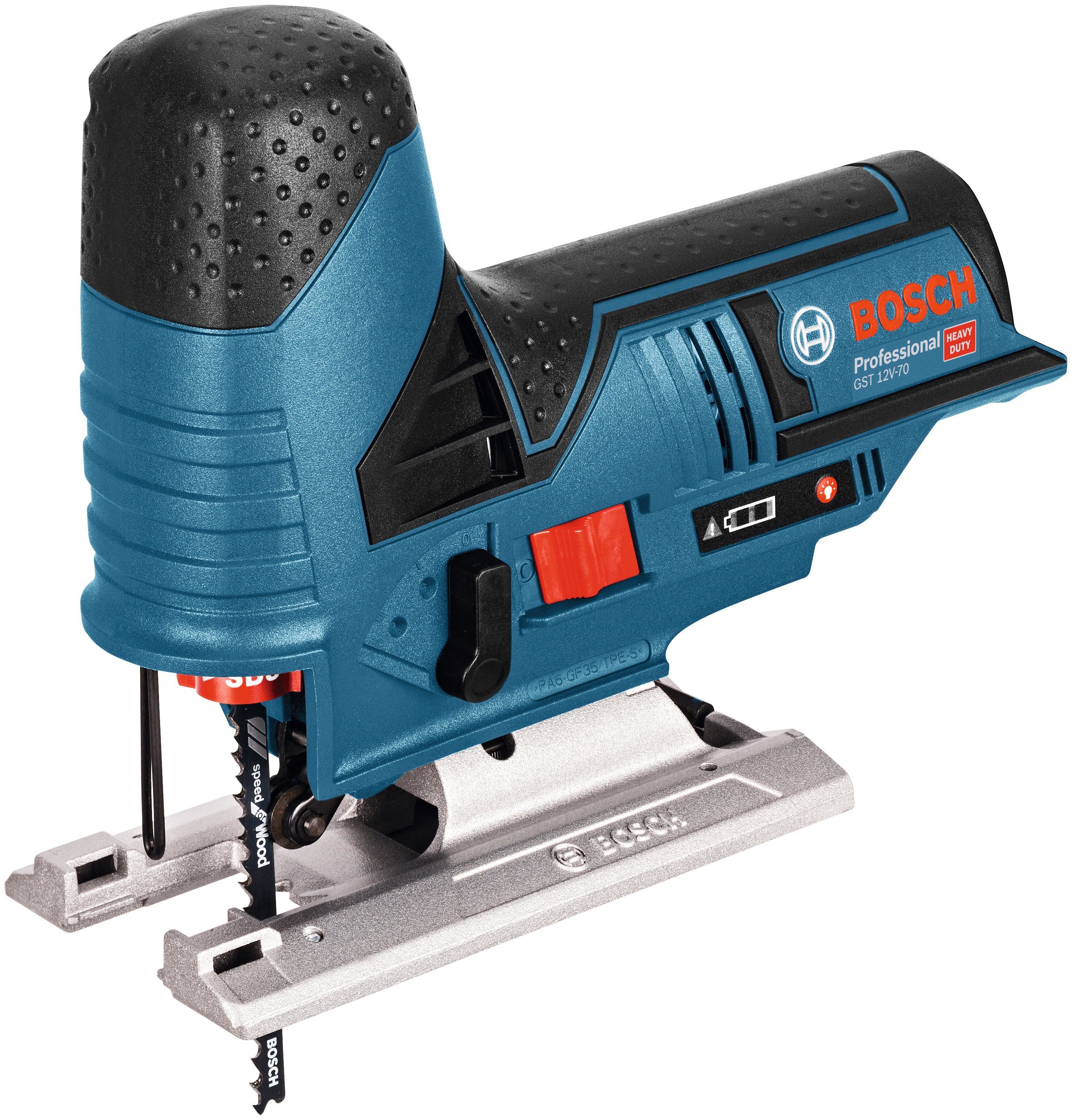 Bestseller Bosch Professional Akku-Stichsäge GST 12V-70 solo, Set, ohne Ladegerät V-LI Akku und