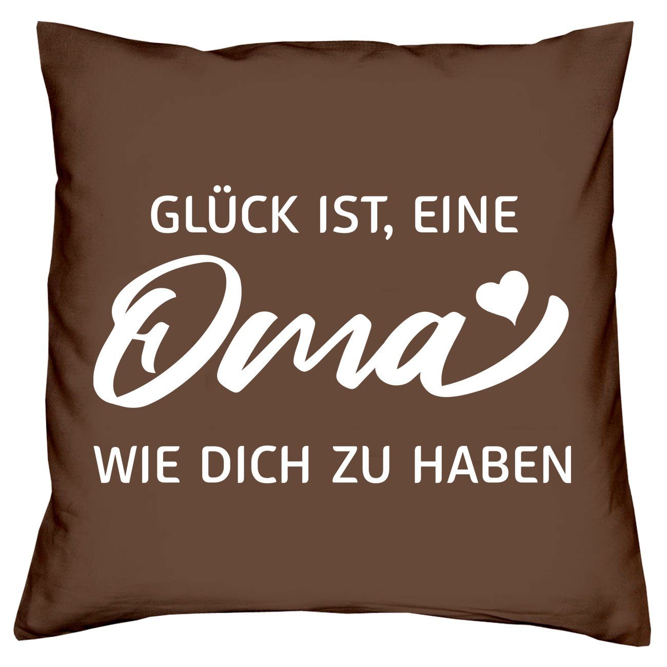 Soreso® Dekokissen Kissen + Urkunde Geschenk Oma zum Geburtstag Muttertag Weihnachten, Geburtstagsgeschenk Weihnachtsgeschenk Muttertagsgeschenk