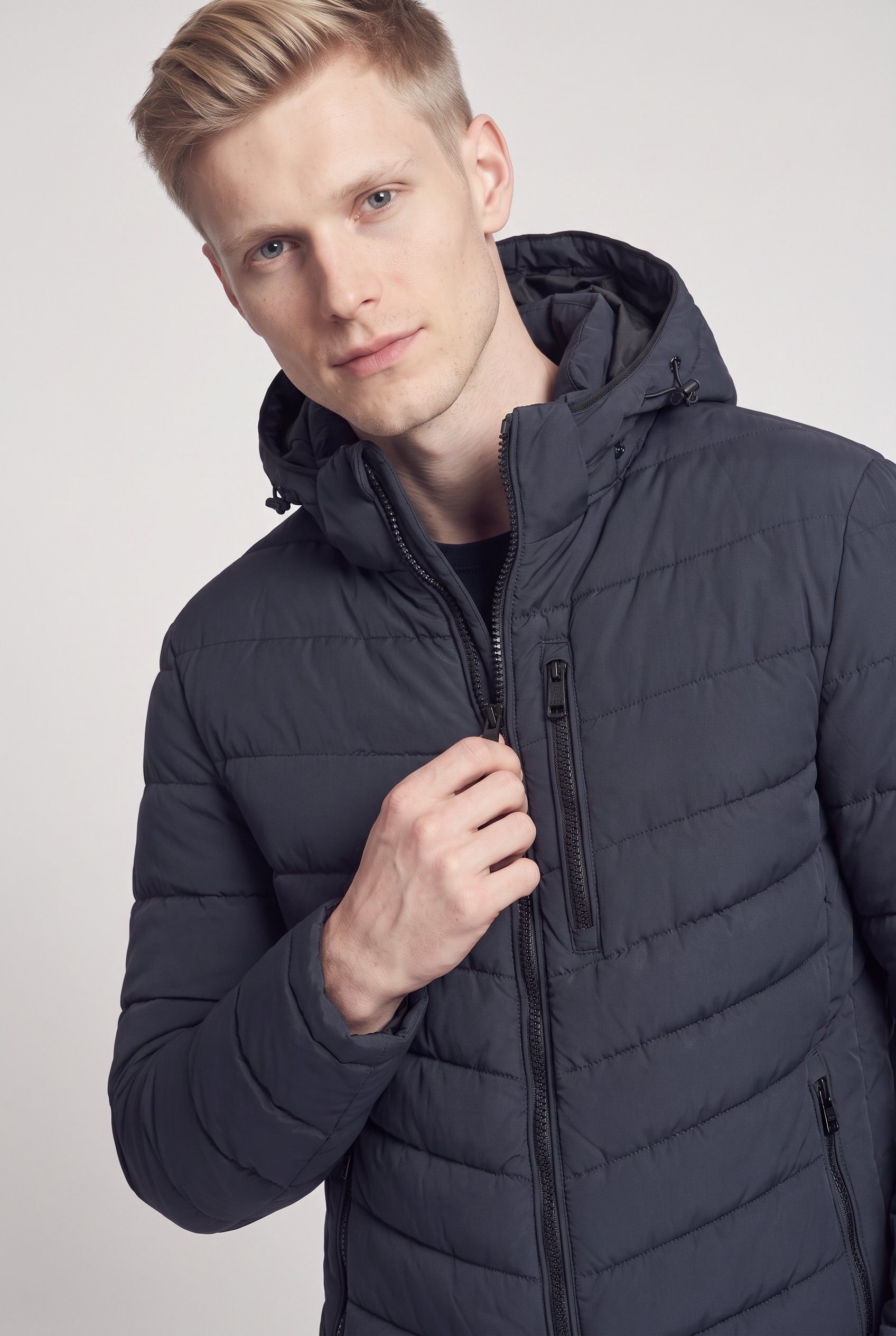 CASAMODA Steppjacke Winterjacke mit Kapuze