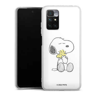 DeinDesign Handyhülle Peanuts Snoopy Liebe Snoopy And Woodstock Cuddling, Xiaomi Redmi 10 2022 Silikon Hülle Bumper Case Handy Schutzhülle