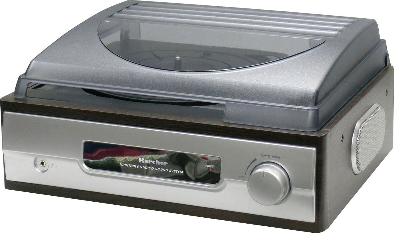 Karcher KA 8050 Plattenspieler (Plattenspieler, Schallplattenspieler mit Lautsprecher)