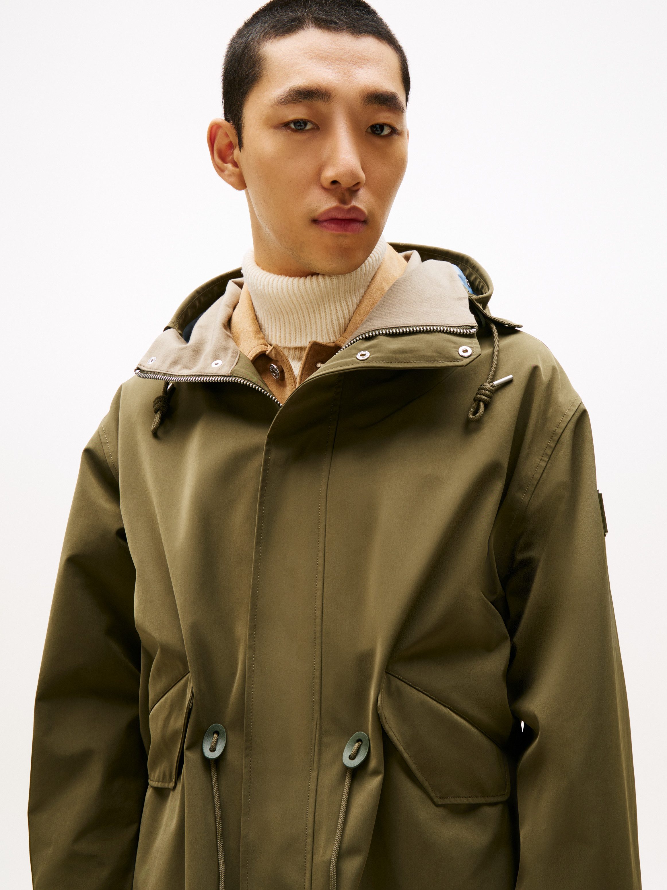 Tommy Hilfiger Kurzmantel WET WEATHER PARKA Regular fit