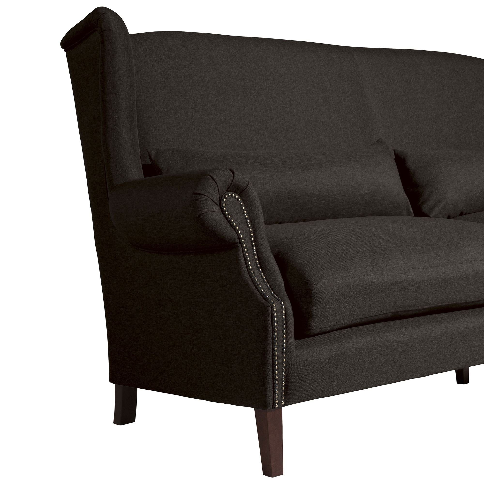 Kessel hochwertig 3-Sitzer Versand 58 verarbeitet,bequemer aufm Kostenlosem Sofa Sitz (2-geteilt) Bezug Sparpreis Kandy Flachgewebe, inkl. Sofa Teile, 1
