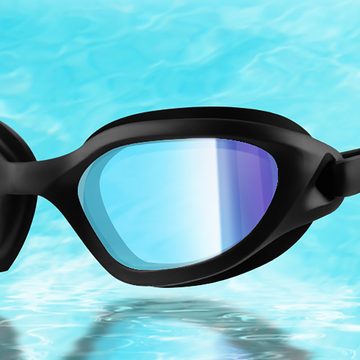 Mrichbez Taucherbrille Schwimmbrille Herren Damen Anti-Beschlag, (1-St), UV-Schutz wasserdicht klare Sicht für Unisex Erwachsene Jugendliche
