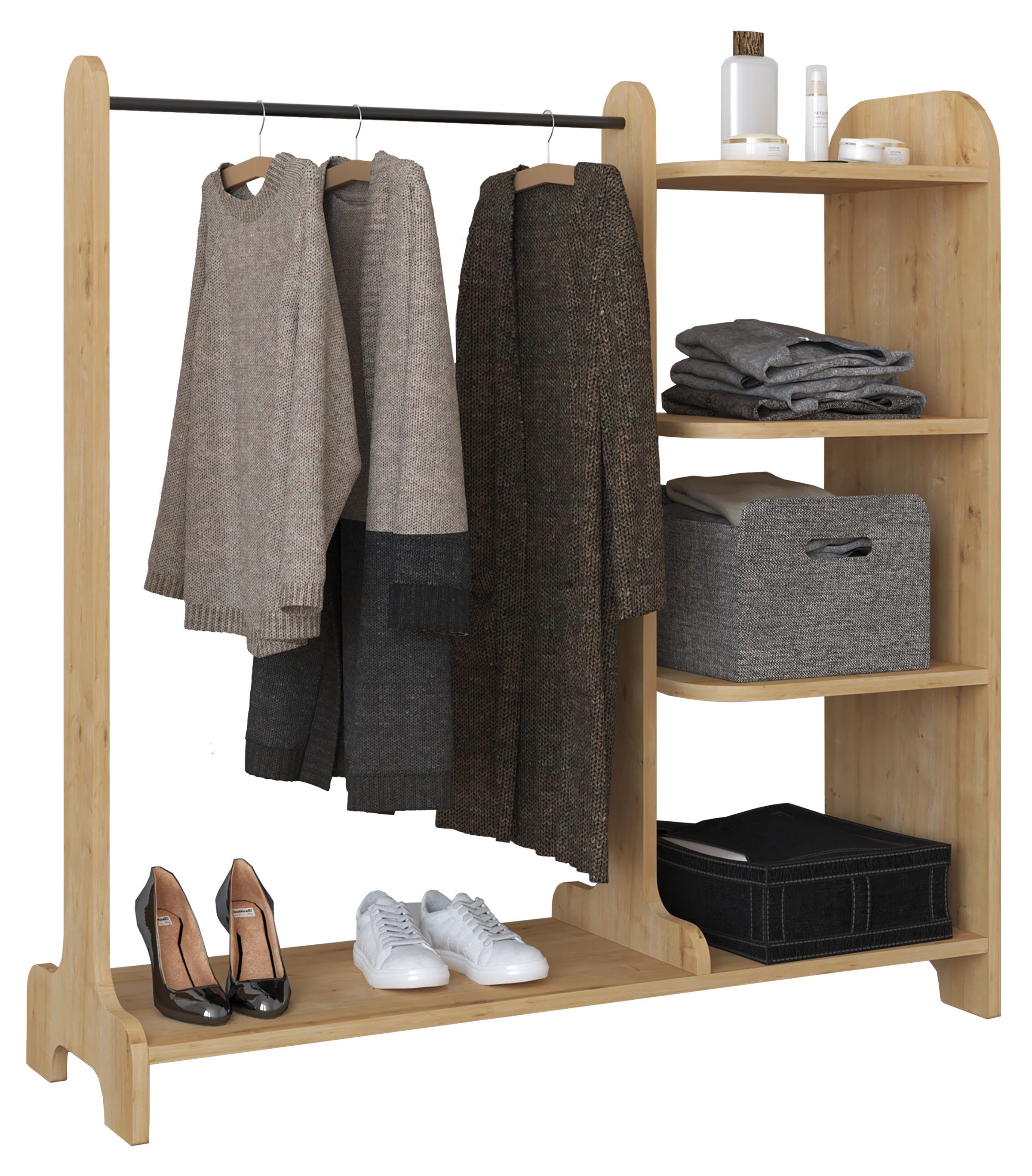 VCM Kleiderschrank Offener begehbarer Kleiderschrank Regal günstig online kaufen