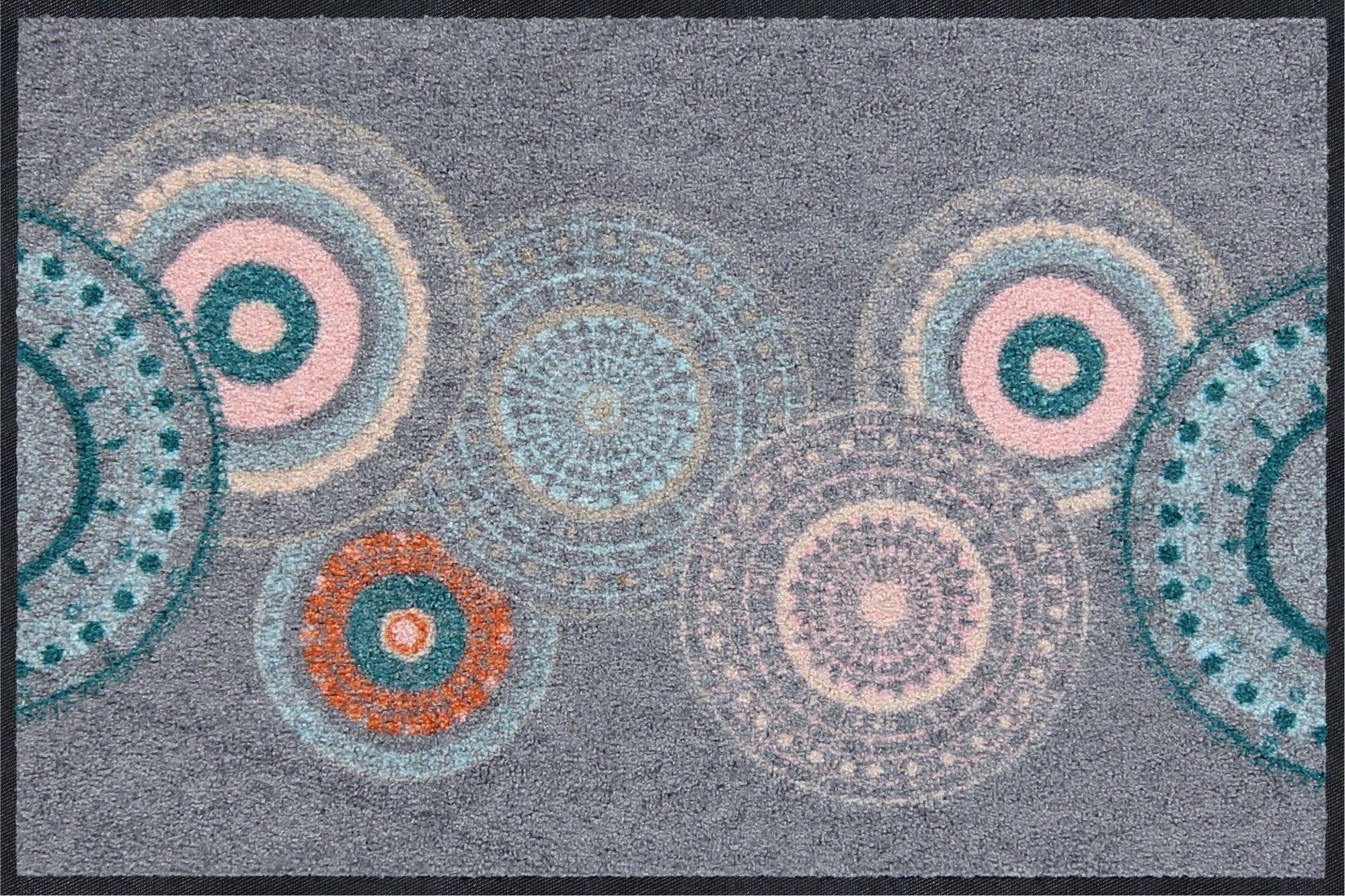 Fußmatte Fußmatte, Erwin Müller, eckig, Höhe: 7 mm, Motiv: Kreise