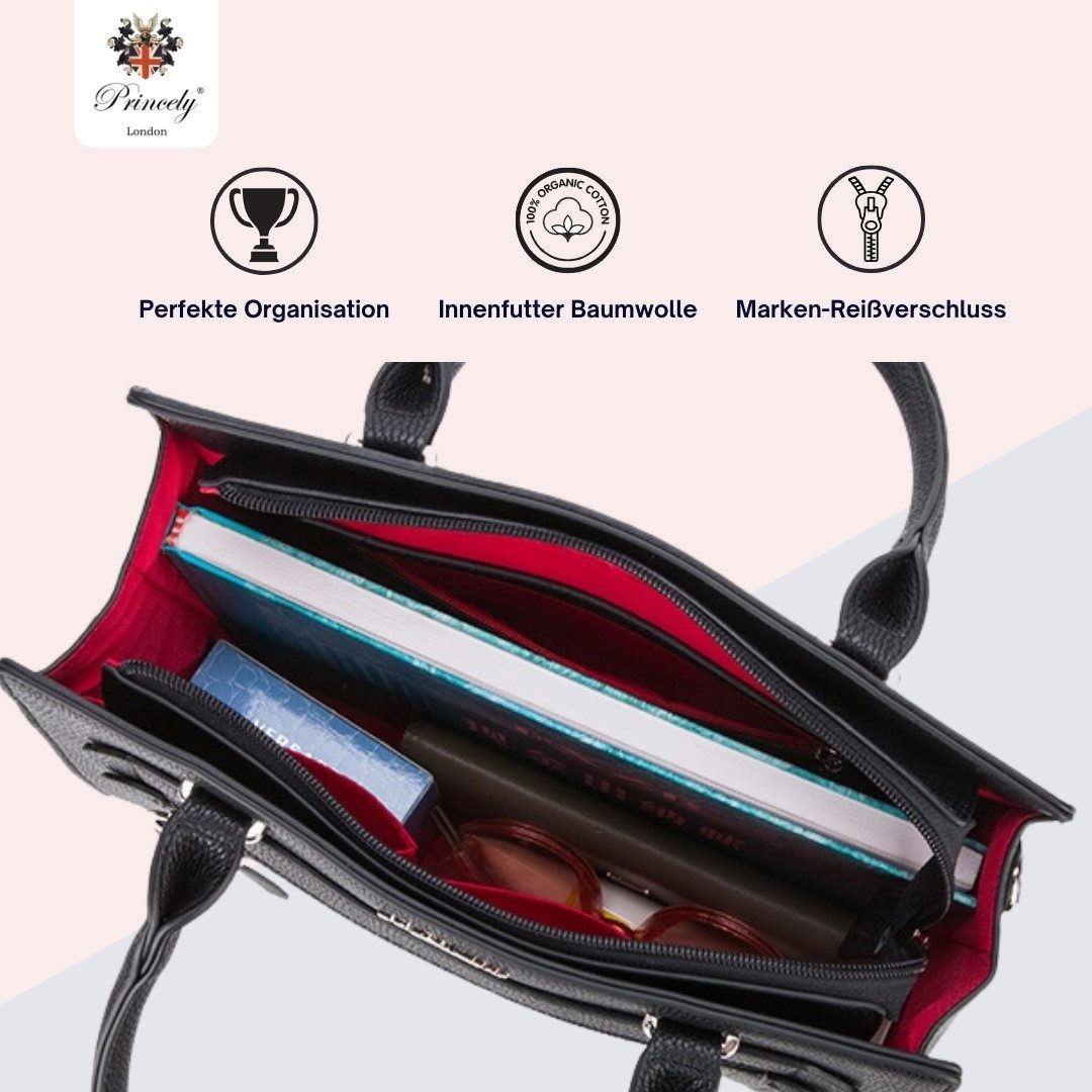 Princely London Handtasche Antonia – Edle & praktische Schultertasche