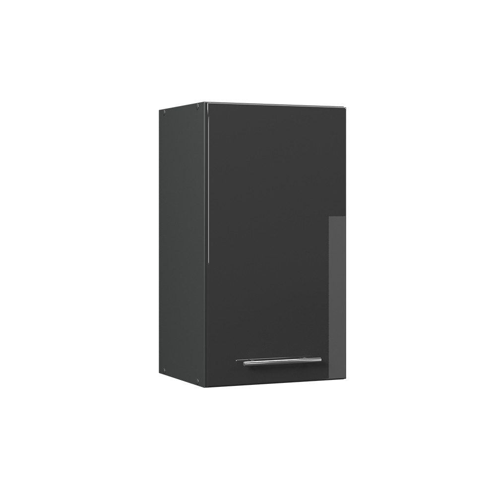 Vicco Hängeschrank Fame-Line, Anthrazit Hochglanz/Anthrazit, 40 cm (1-St)
