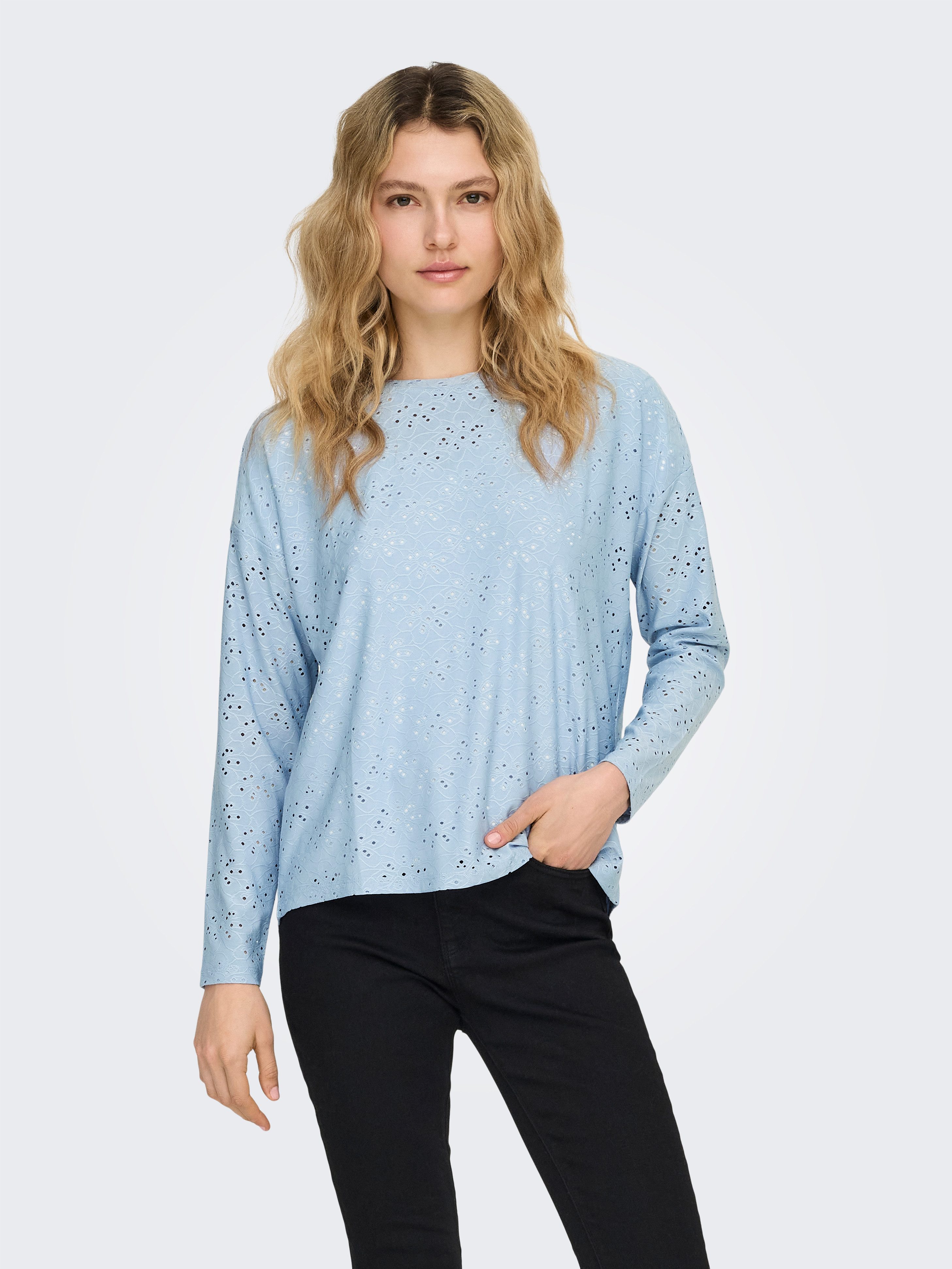 ONLY Langarmshirt ONLSMILLA LIFE L/S TOP JRS