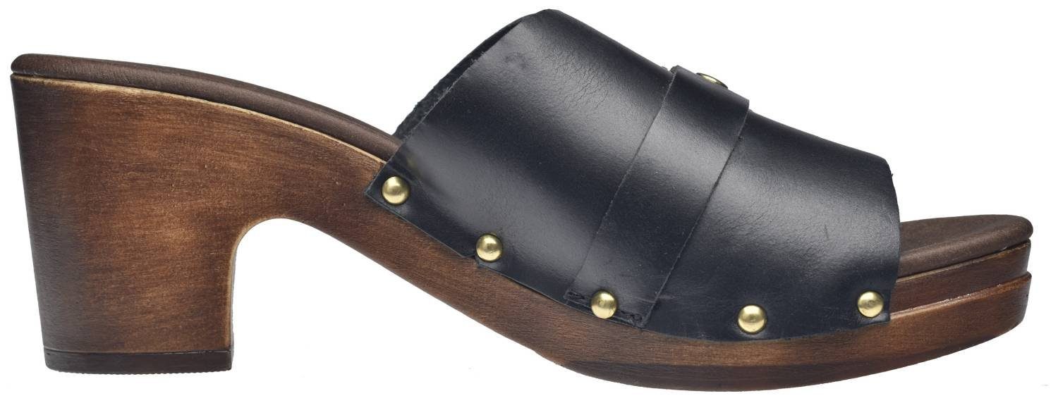 Sanita Sanita Non Wood Seia Sandal Black Sandale