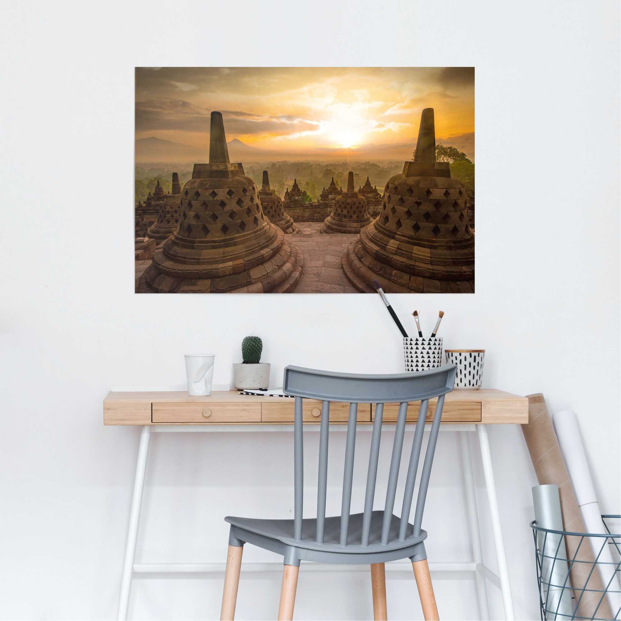 Borobudur Poster Stupas Reinders!