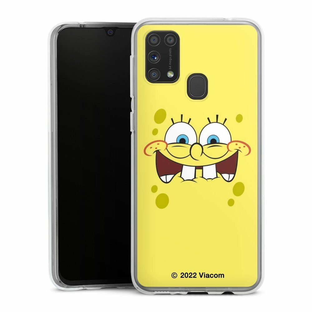 DeinDesign Handyhülle Spongebob Schwammkopf Offizielles Lizenzprodukt Kindheit, Samsung Galaxy M31 Silikon Hülle Bumper Case Handy Schutzhülle