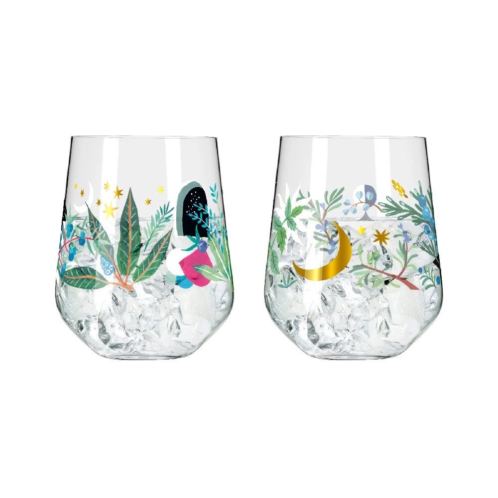 Schnapsglas Ritzenhoff Botanic Glamour Gin Tumbler 2er #7 #8 GWAW H23