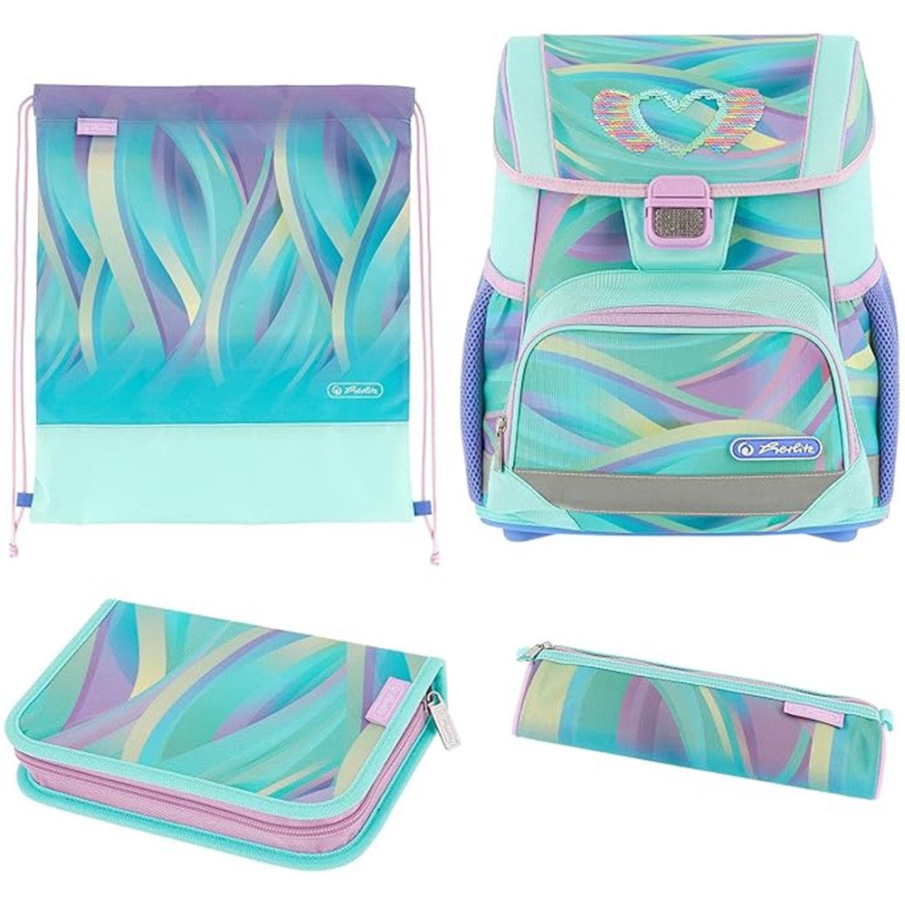 Herlitz Schulranzen Set Loop Plus 10-teilig 2026 Mädchen Minty Love