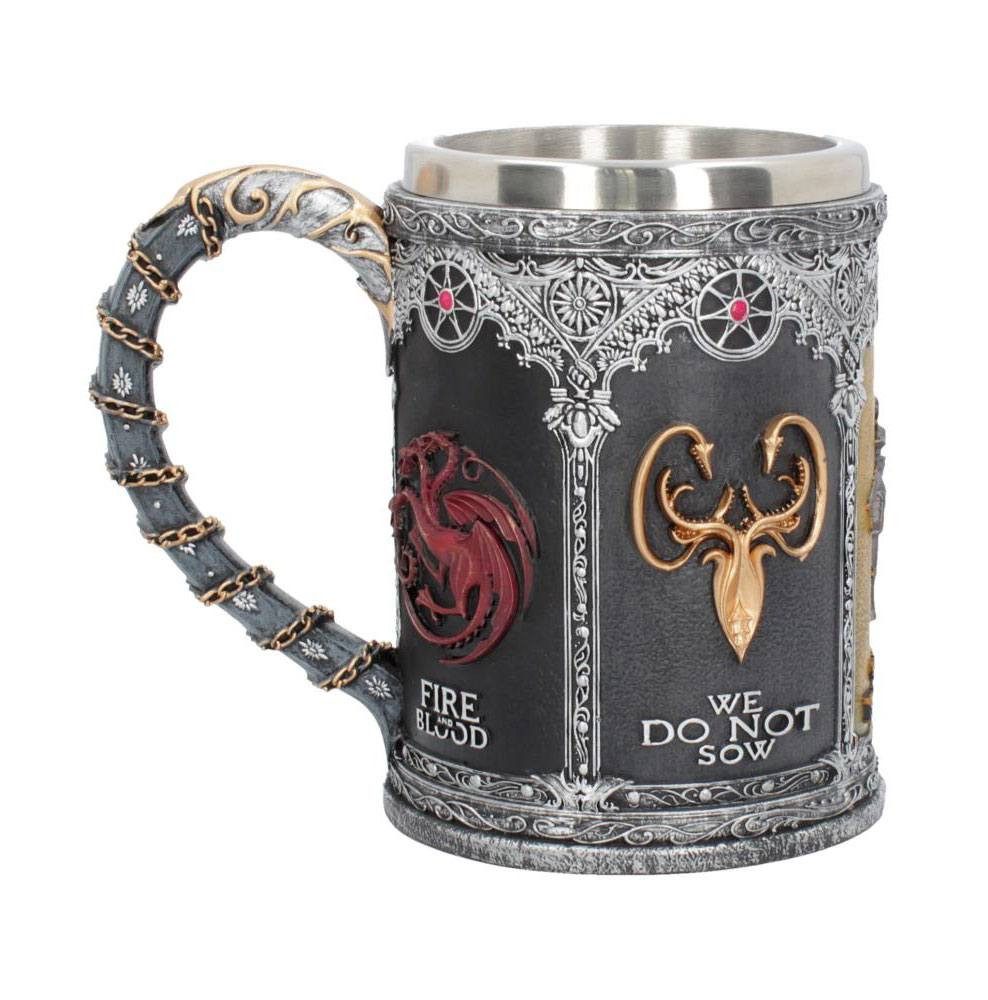 Nemesis Now Bierkrug Game of Thrones Krug Sigil, 1-tlg., Offiziell lizenzierter, handbemalter Krug
