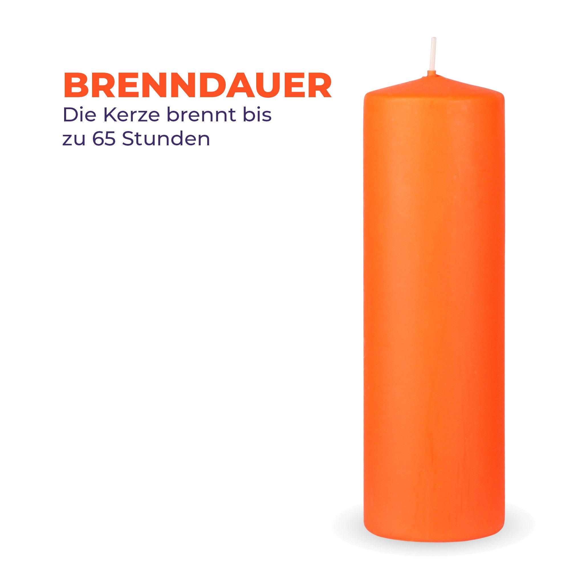 HS Candle Stumpenkerze Säulenkerze Ø7cm (4-tlg), günstig online kaufen