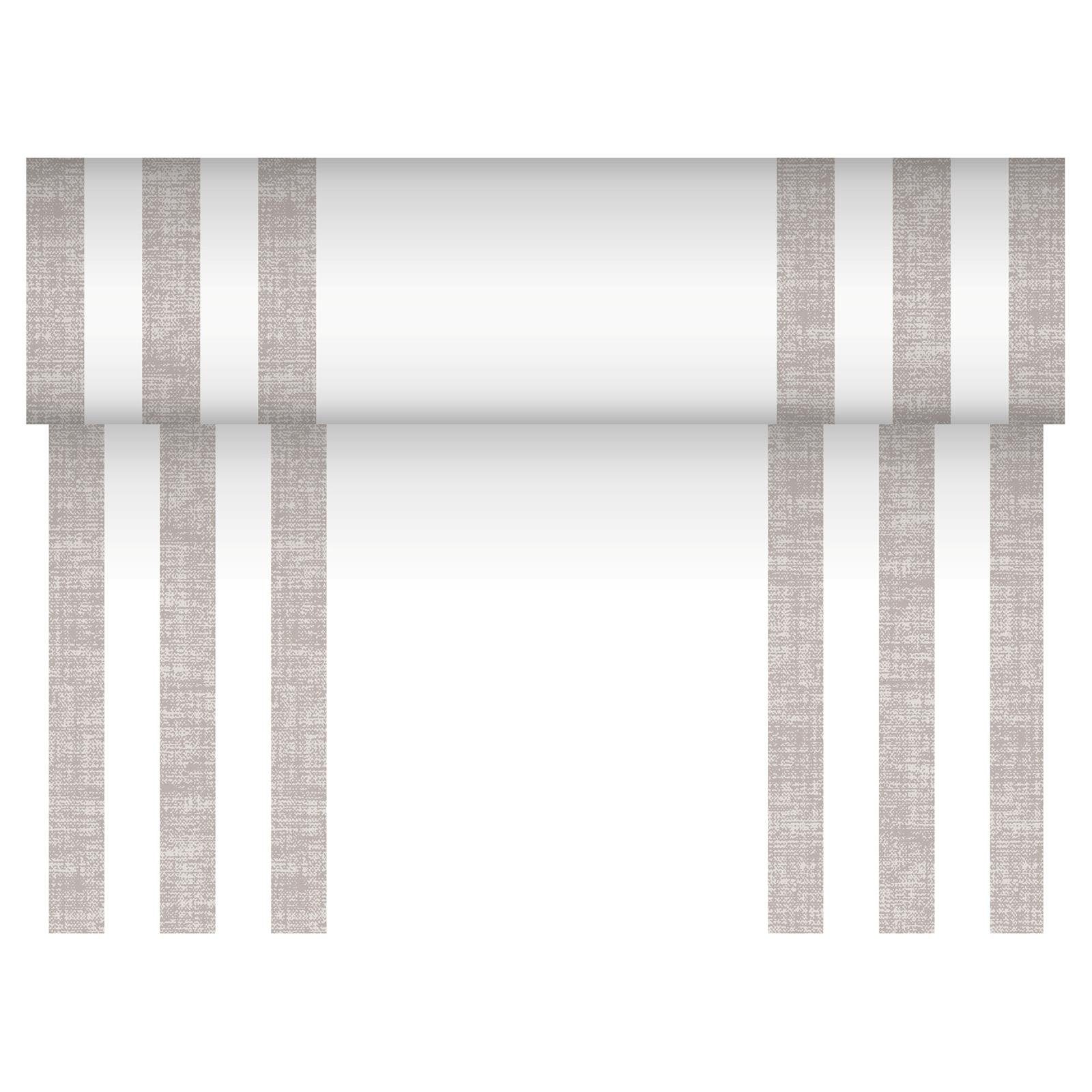 PAPSTAR Tischläufer Tischläufer PV-Tissue Mix ROYAL Collection 24 m x 40 cm grau Lines