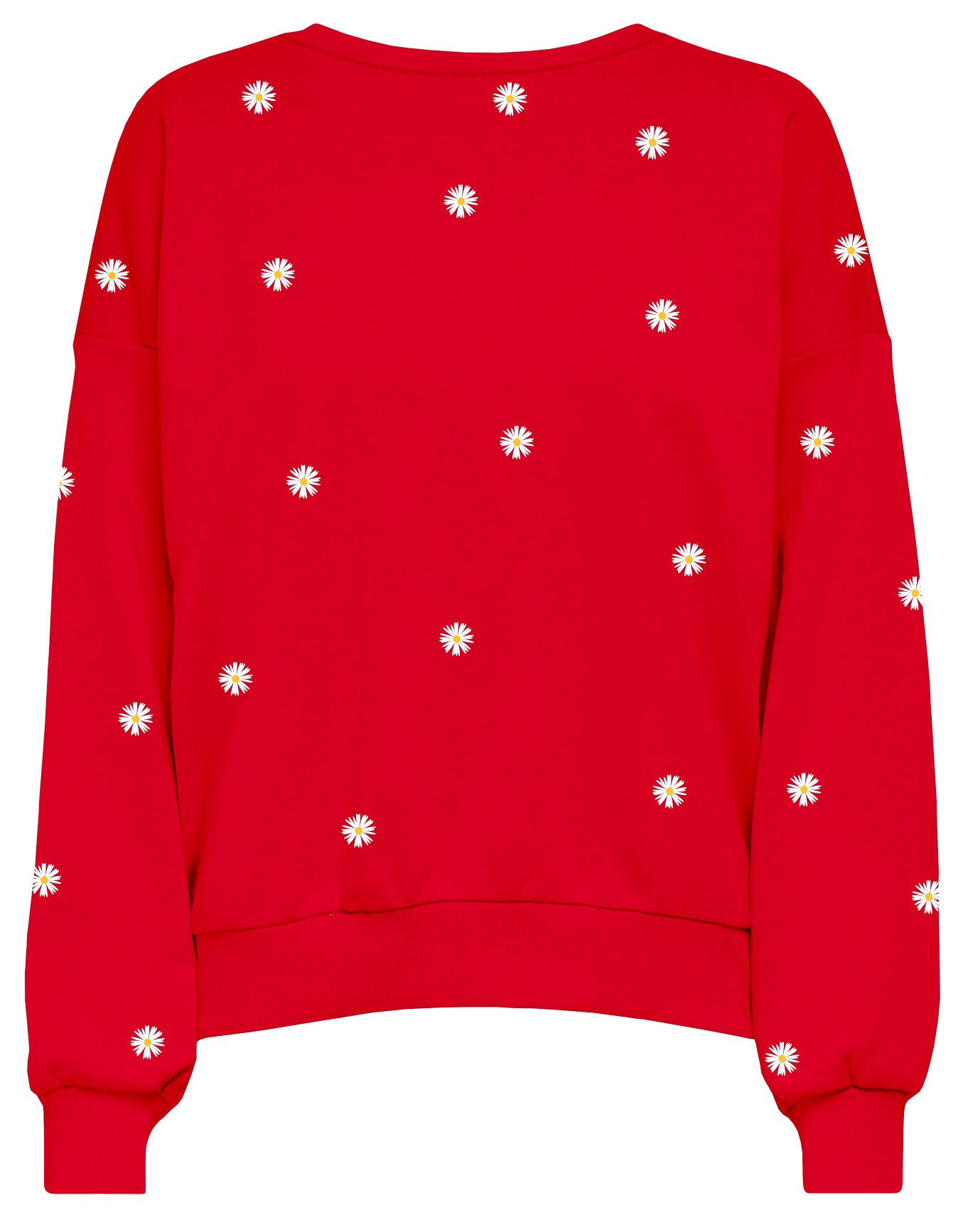 ONLY Sweatshirt ONLBROOKE L/S O-NECK FLOWER SWT Baumwollmischung, regular fit