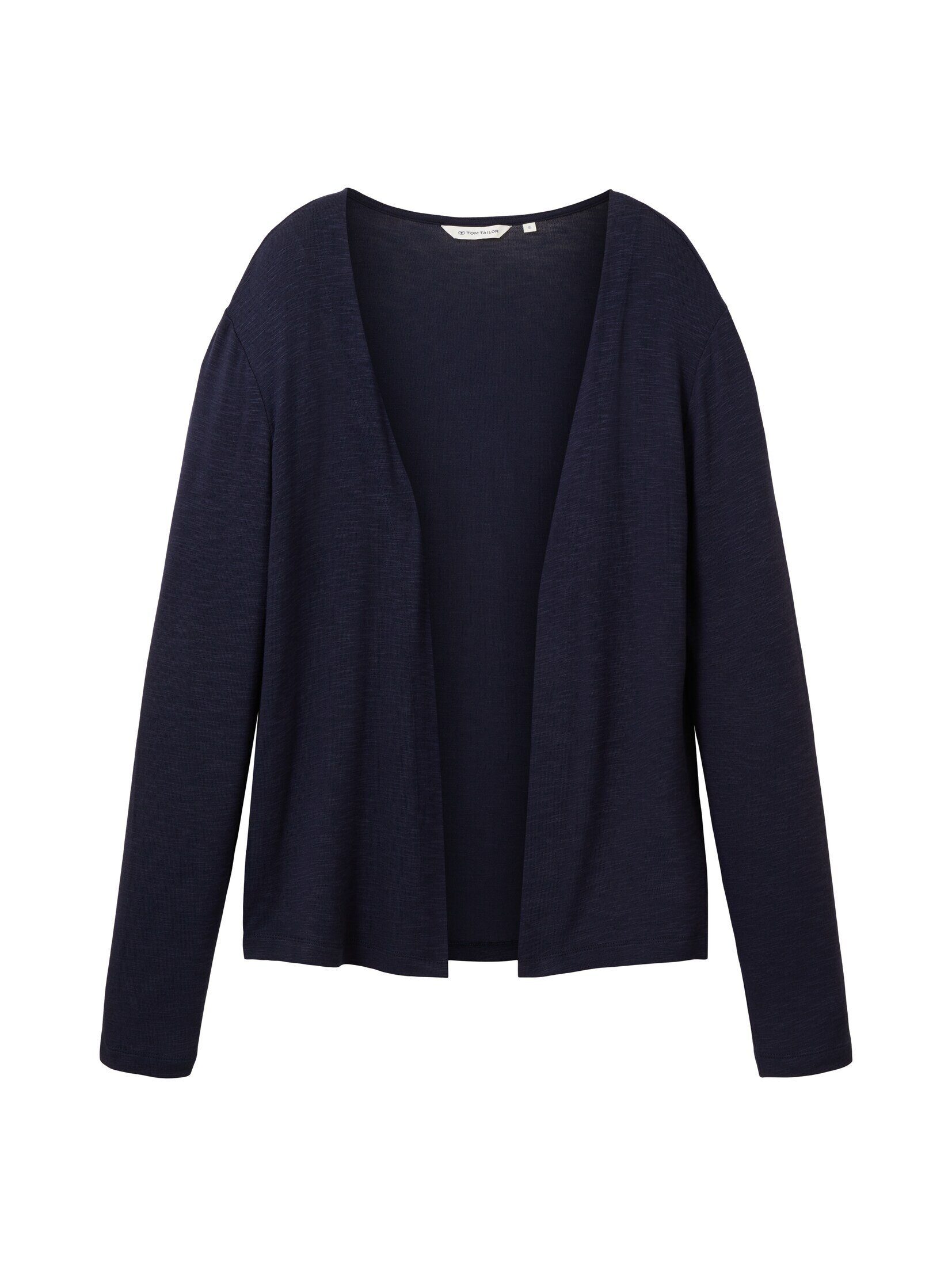 TOM TAILOR Langarmshirt Leichter Cardigan günstig online kaufen