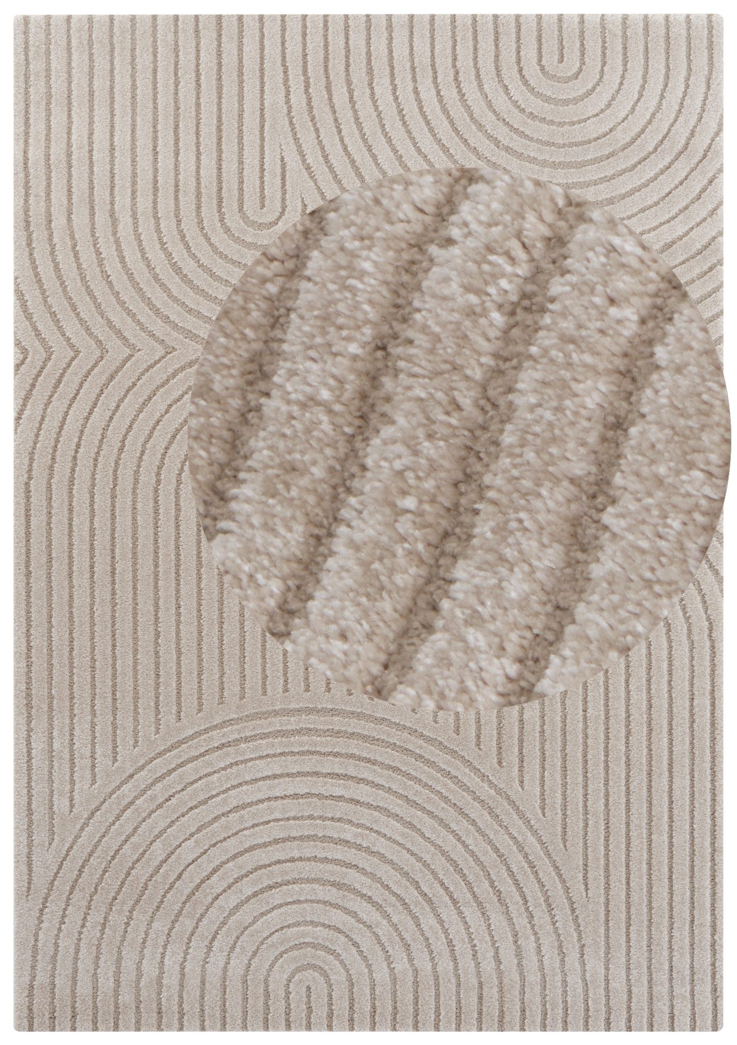 ELLE DECORATION Designteppich »Panglao«, rechteckig, 14 mm Höhe, flauschige günstig online kaufen