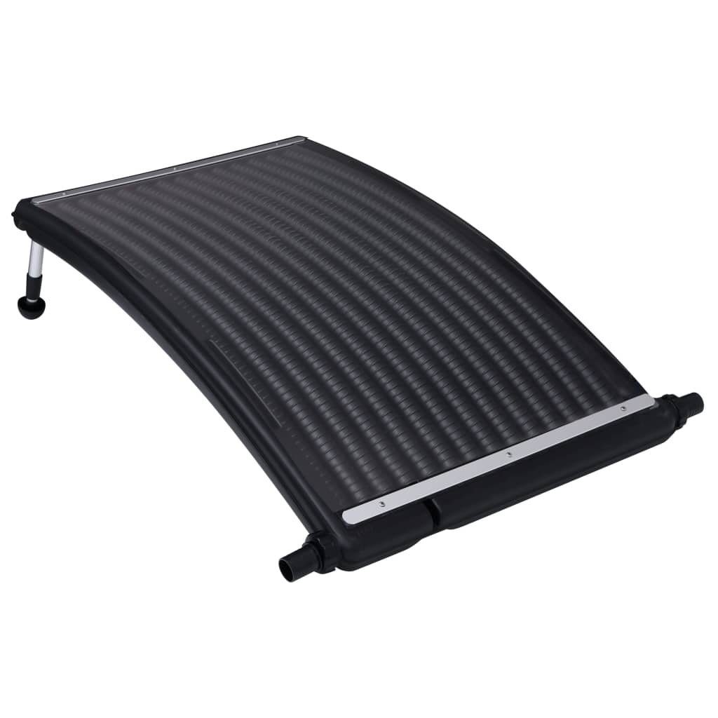 vidaXL Pool-Wärmepumpe 110 x 65 cm Gebogene Solar-Heizungen für Pool 3 Stk 110x65 cm Solar Po