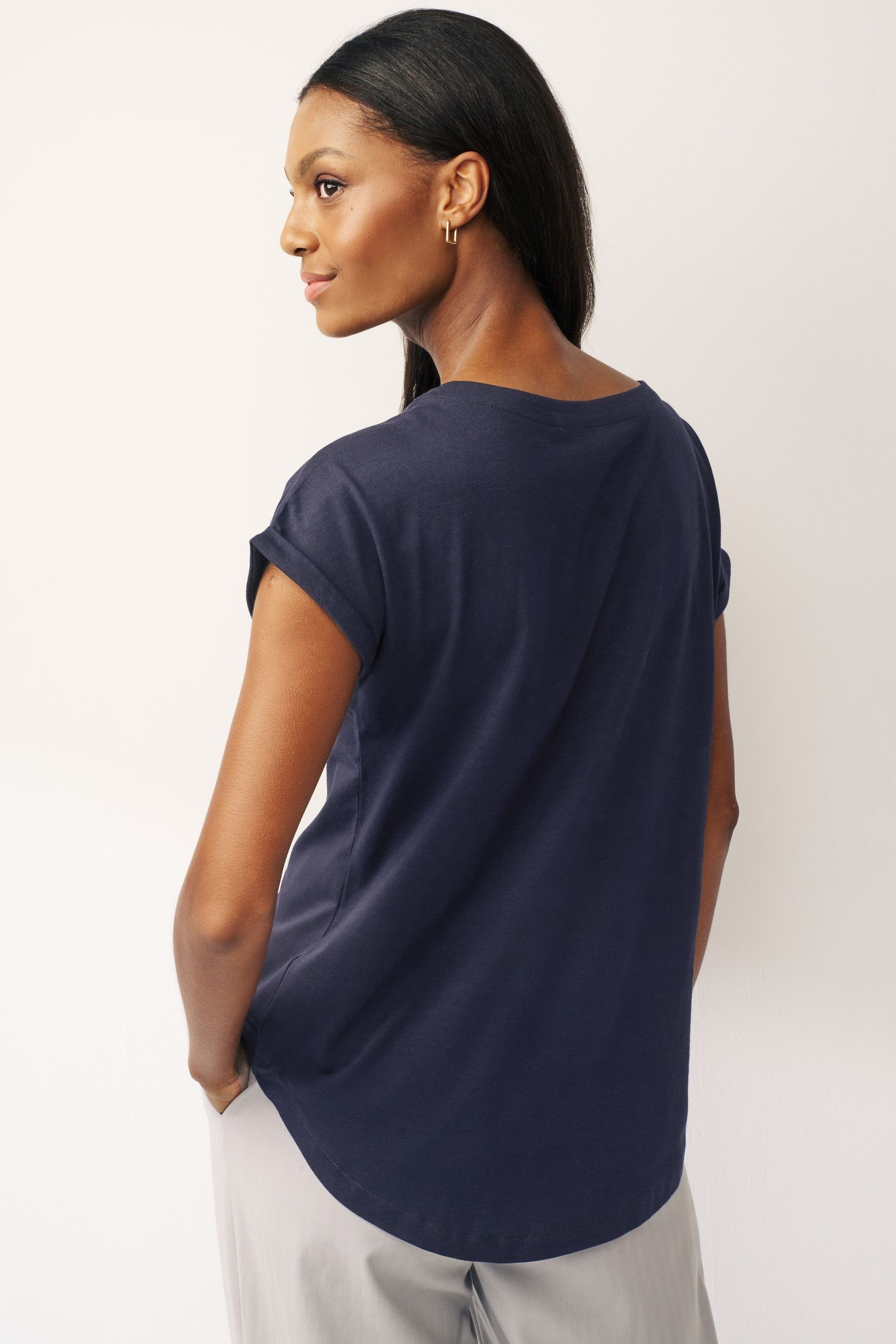 Next T-Shirt T-Shirt mit Flügelärmeln (1-tlg) günstig online kaufen