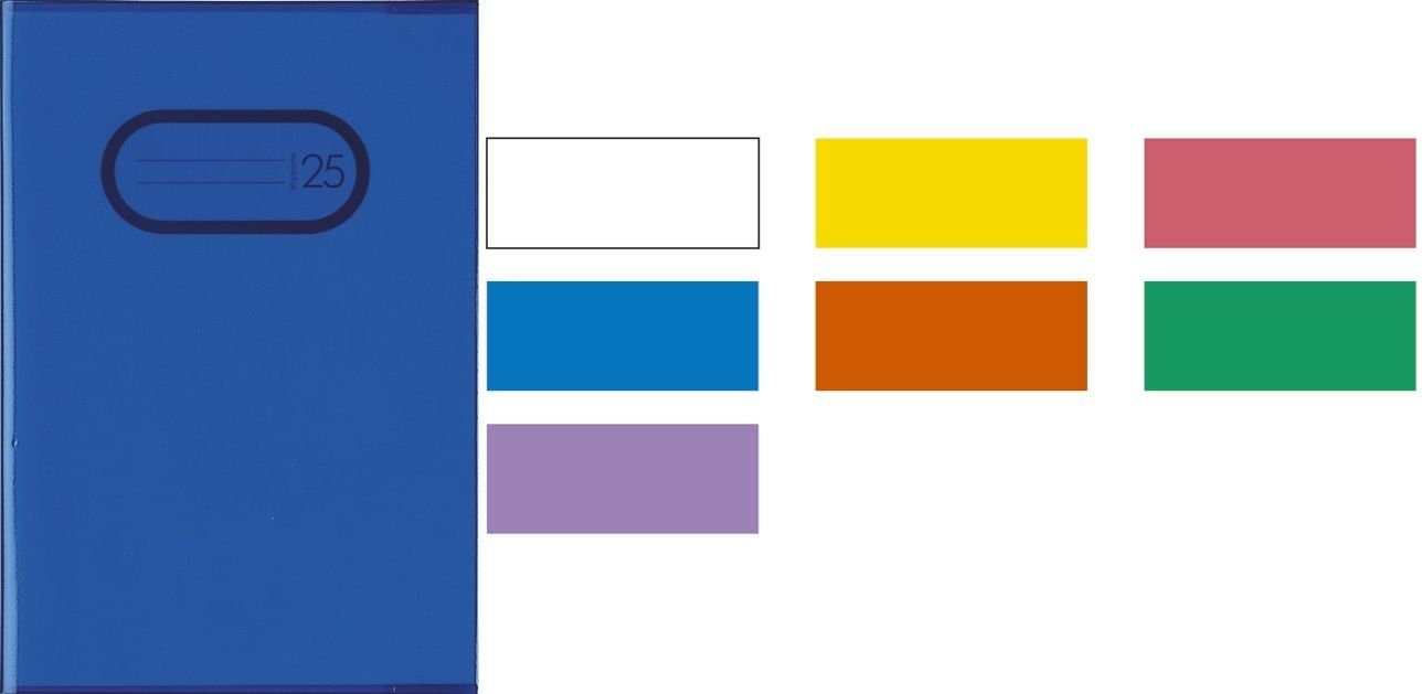 PP, aus HERMA A4, transparent-blau Heftschoner, Tintenpatrone DIN HERMA