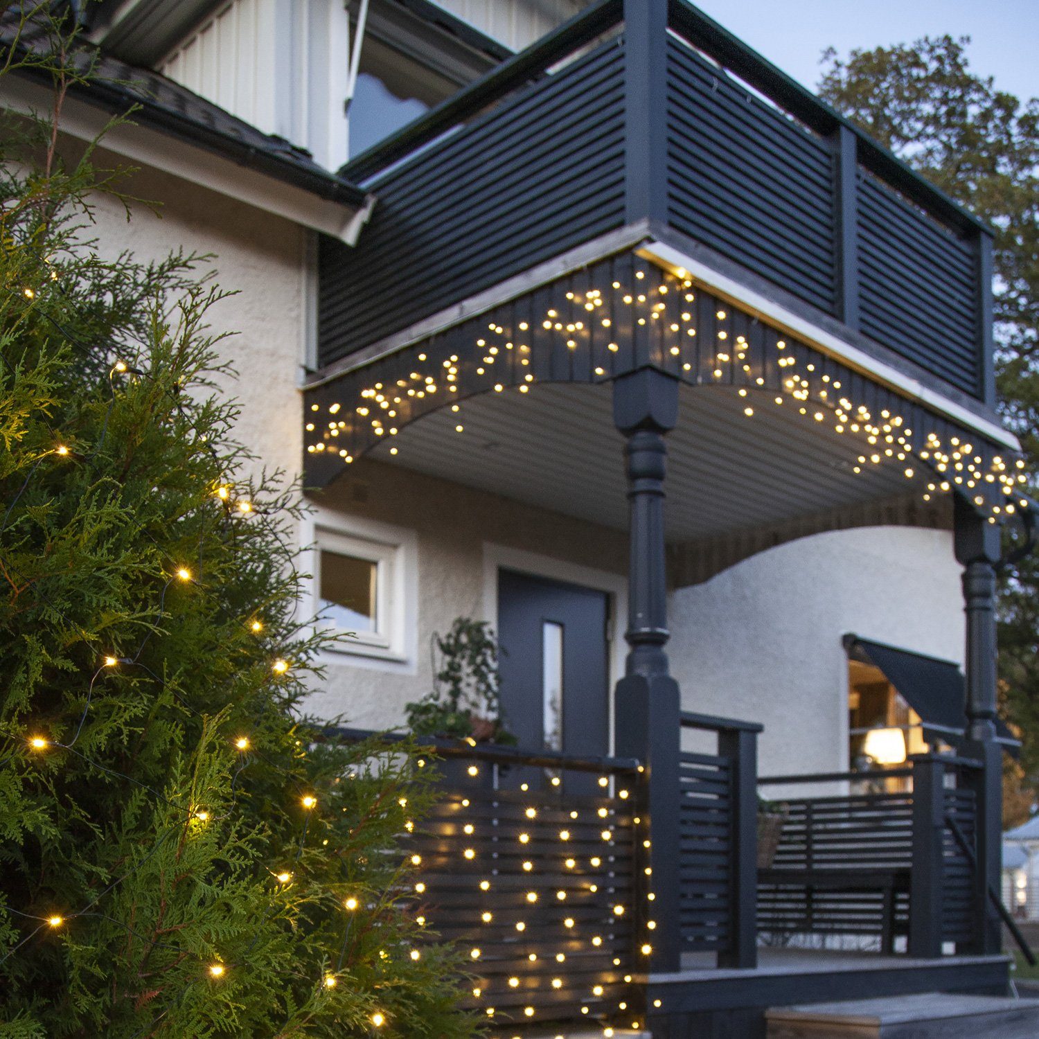 STAR TRADING LED-Lichtervorhang LED Lichtvorhang Eisregen 120 warmweiße LED günstig online kaufen