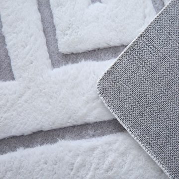 Teppich Kurzflor Teppich Viva Silberfarbe, Teppich Boss, Läufer, Höhe: 15 mm