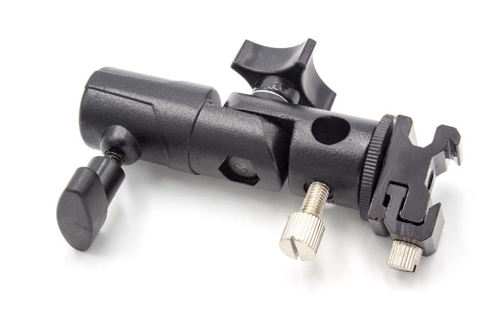 vhbw Blitz-Halterung für diverses Blitz-Zubehör, Foto-Zubehör, (Einstellbare Montagehöhe)