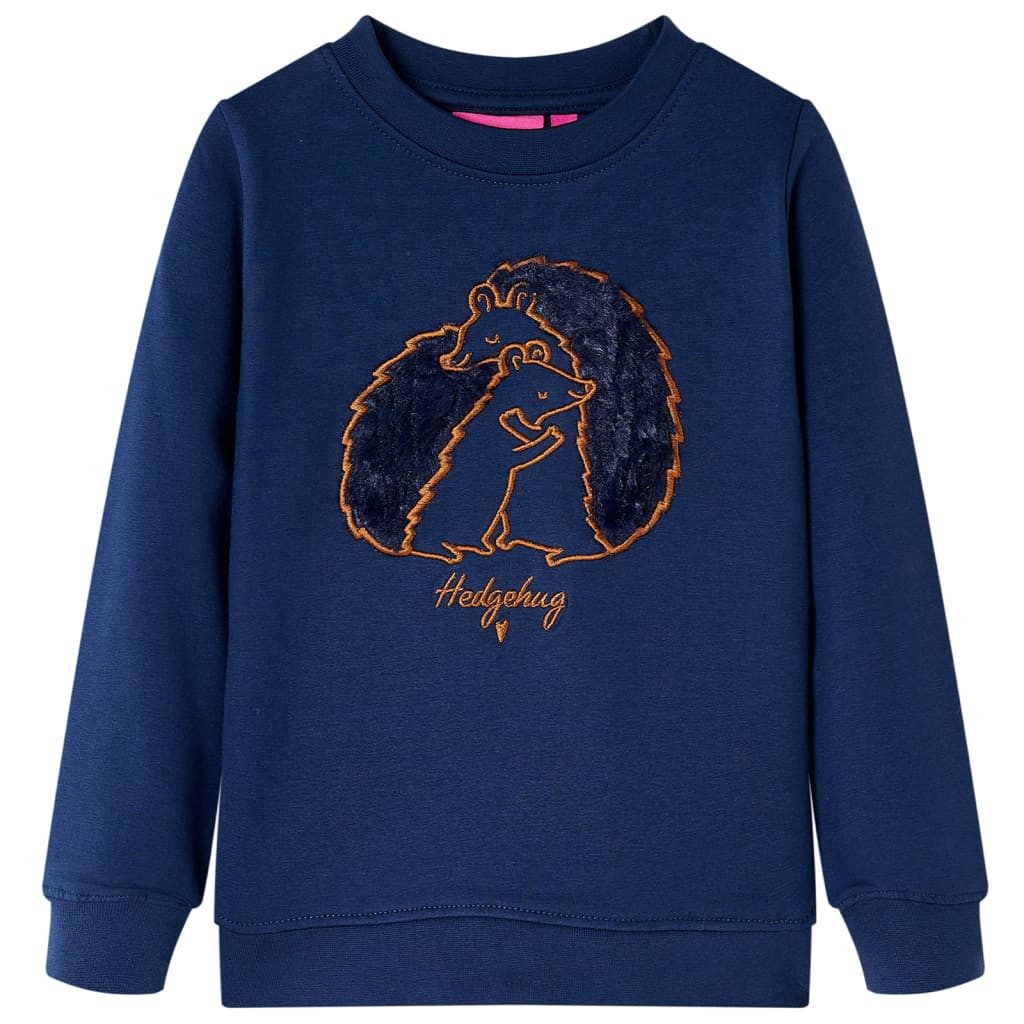 vidaXL Sweatshirt Kinder-Sweatshirt Marineblau 128