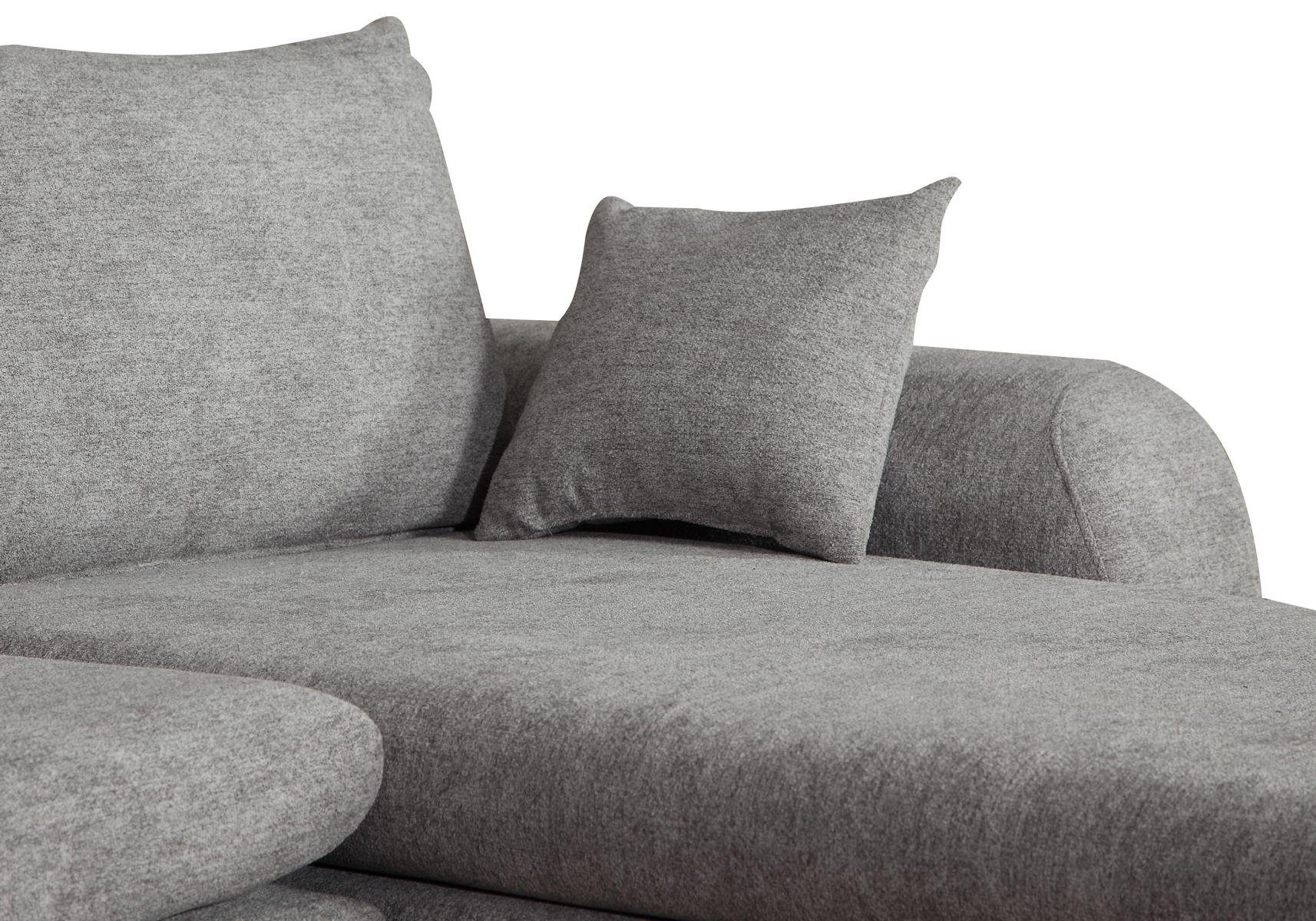 Polster Form Stoffsofa Couch Sofa Wohnlandschaft, JVmoebel Europe L Sofa in Made