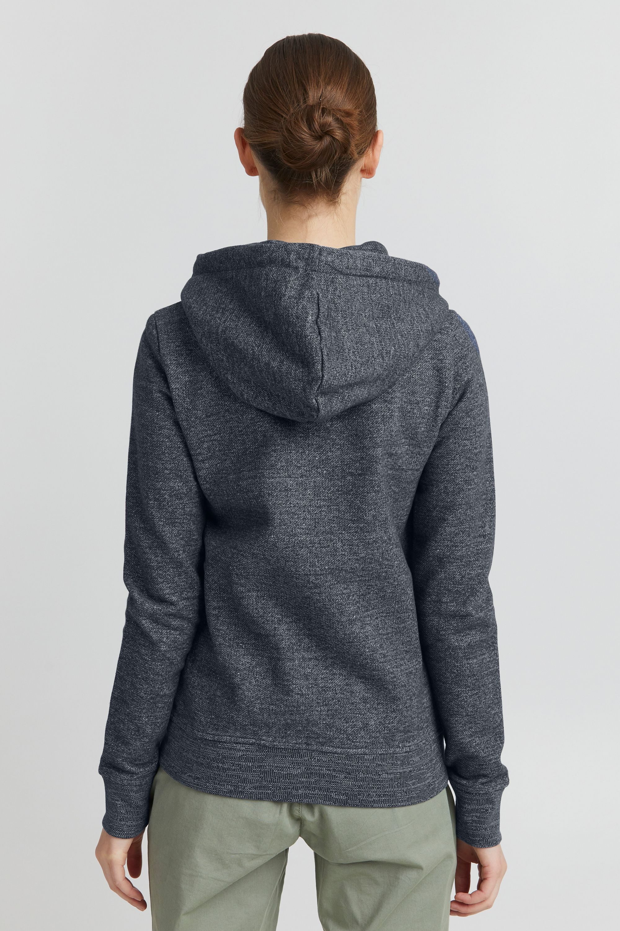 OXMO Kapuzensweatjacke OXCelia Sweatshirtjacke mit Kapuze