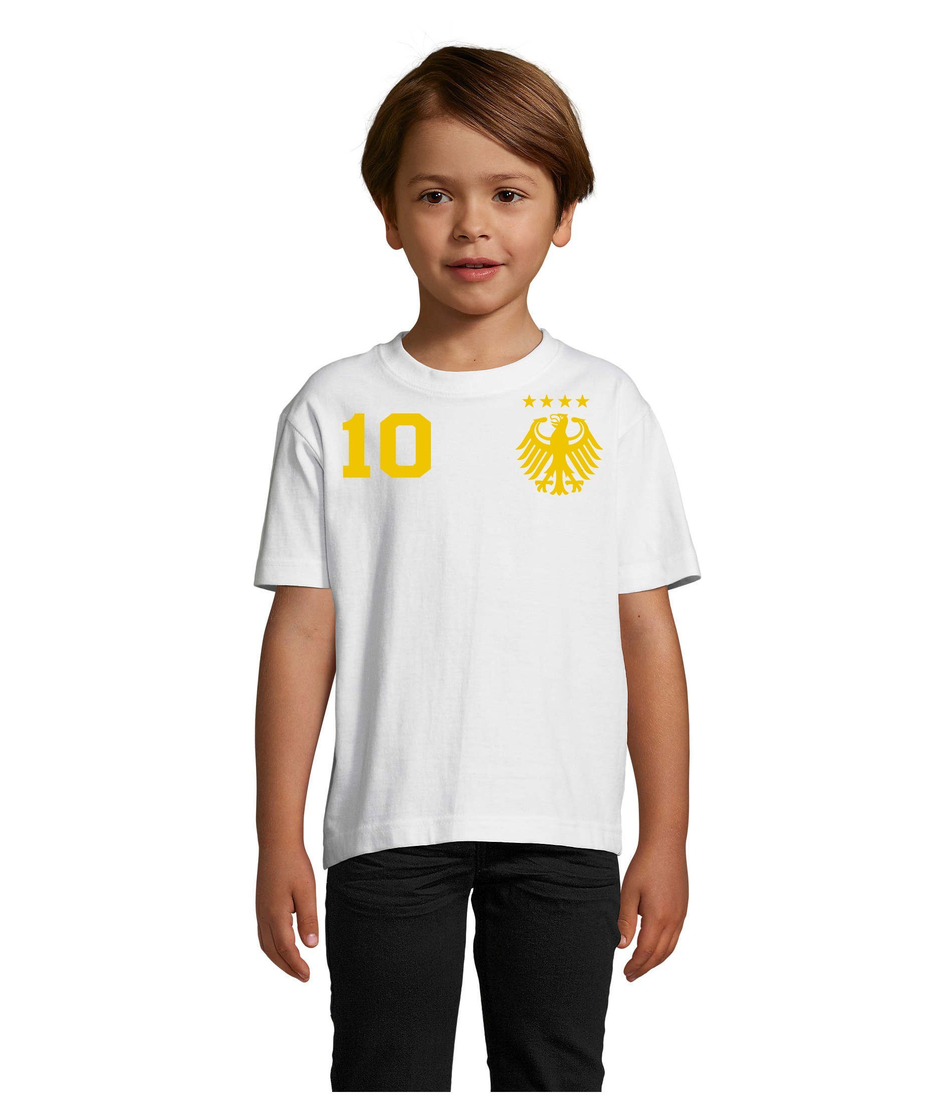 T-Shirt Kinder Deutschland Germany Sport Trikot Fußball Meister EM