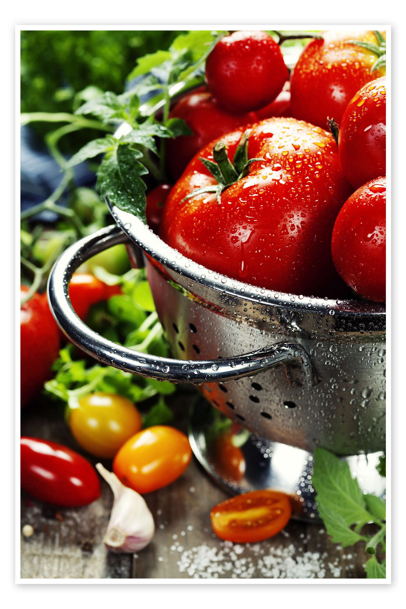 Posterlounge Poster Editors Choice, Tomaten im Sieb, Küche Fotografie