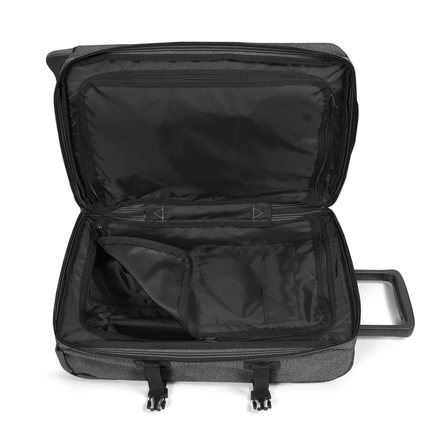 Eastpak Reisetasche Eastpak Rollenreisetasche Tranverz S black denim