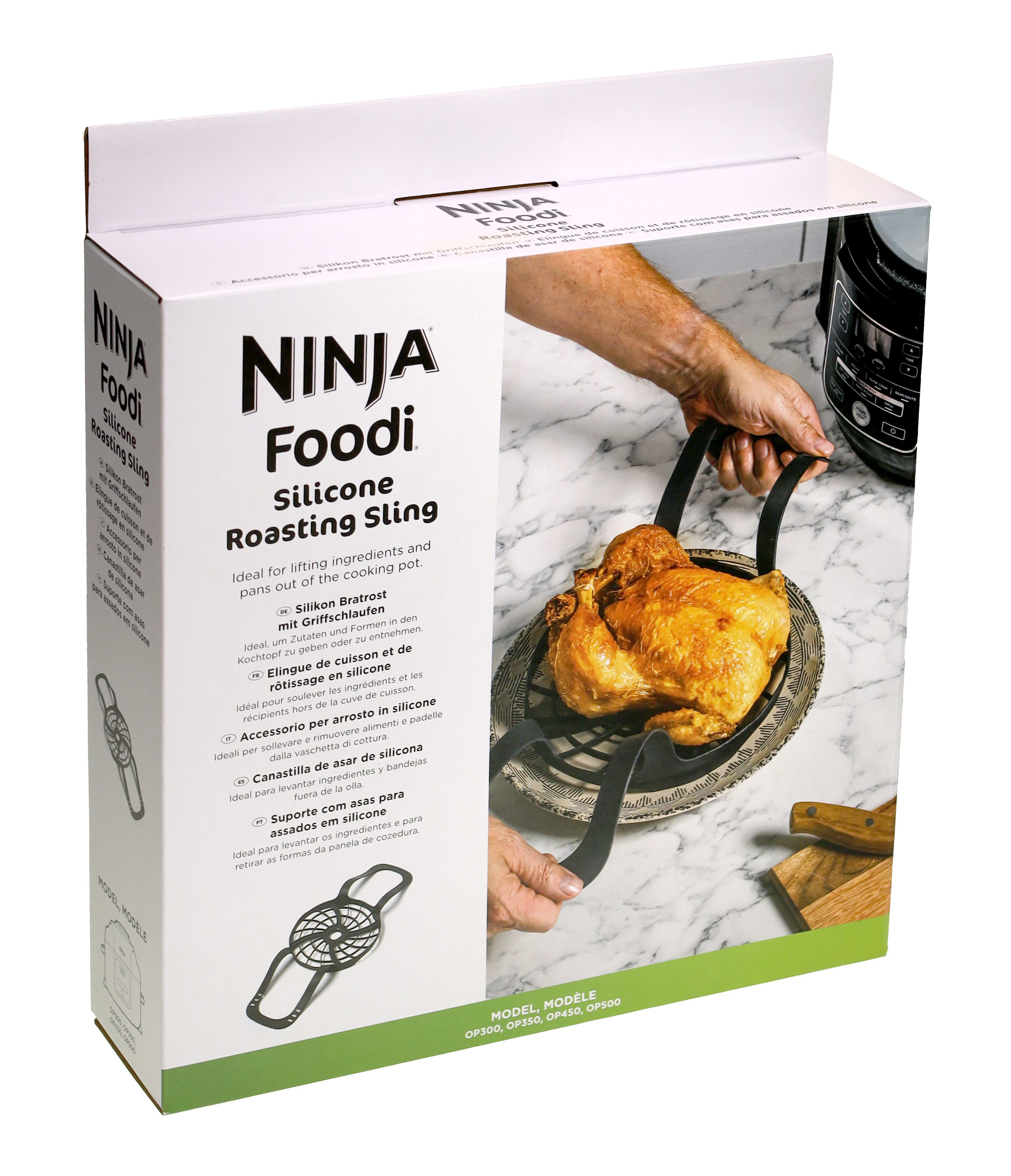 NINJA Auffangbehälter Ninja 4381J300EUUK Silikon Bratrost mit Schlaufen für Multikocher