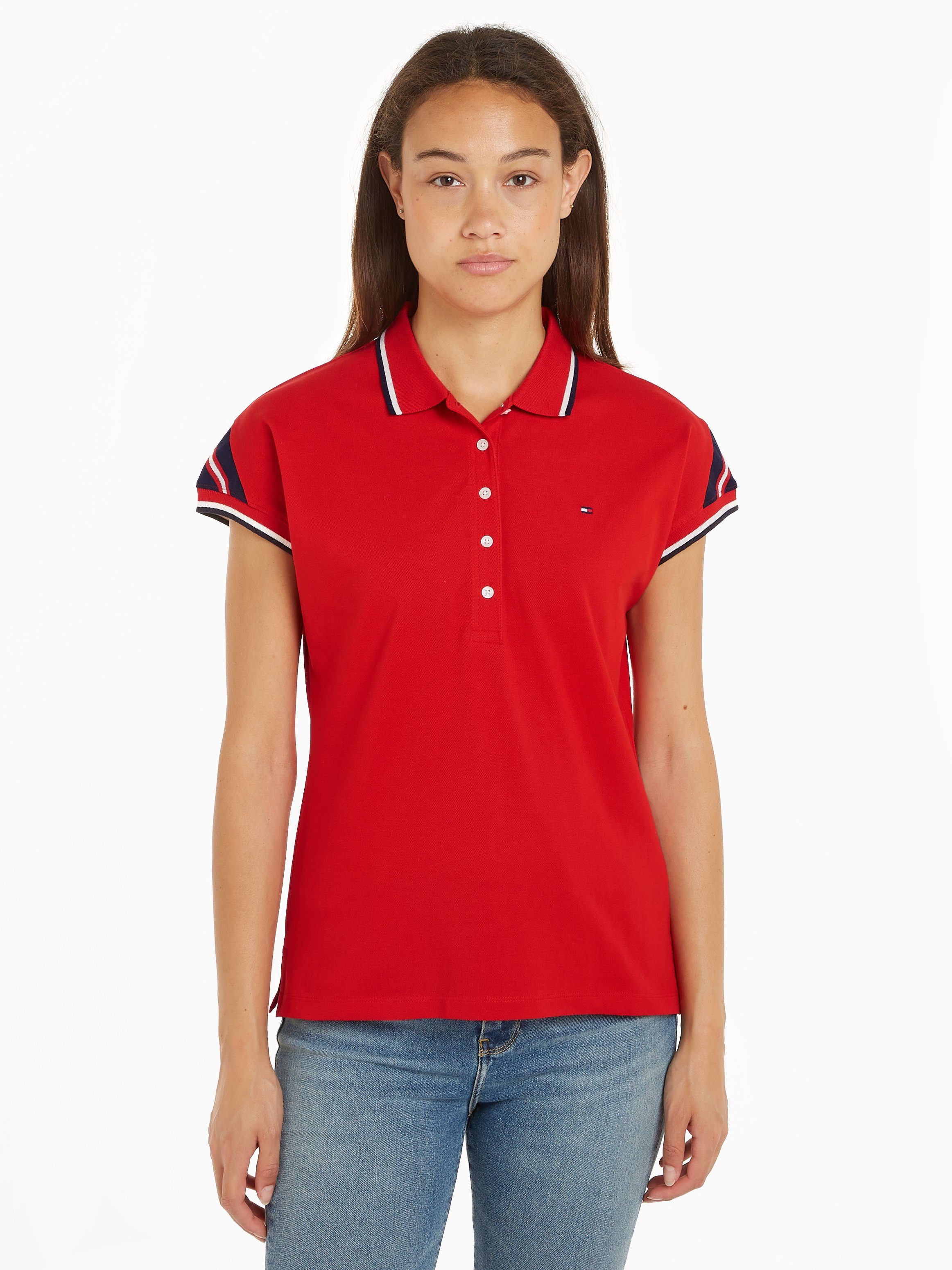 Tommy Hilfiger Poloshirt REG STRIPE SLV günstig online kaufen
